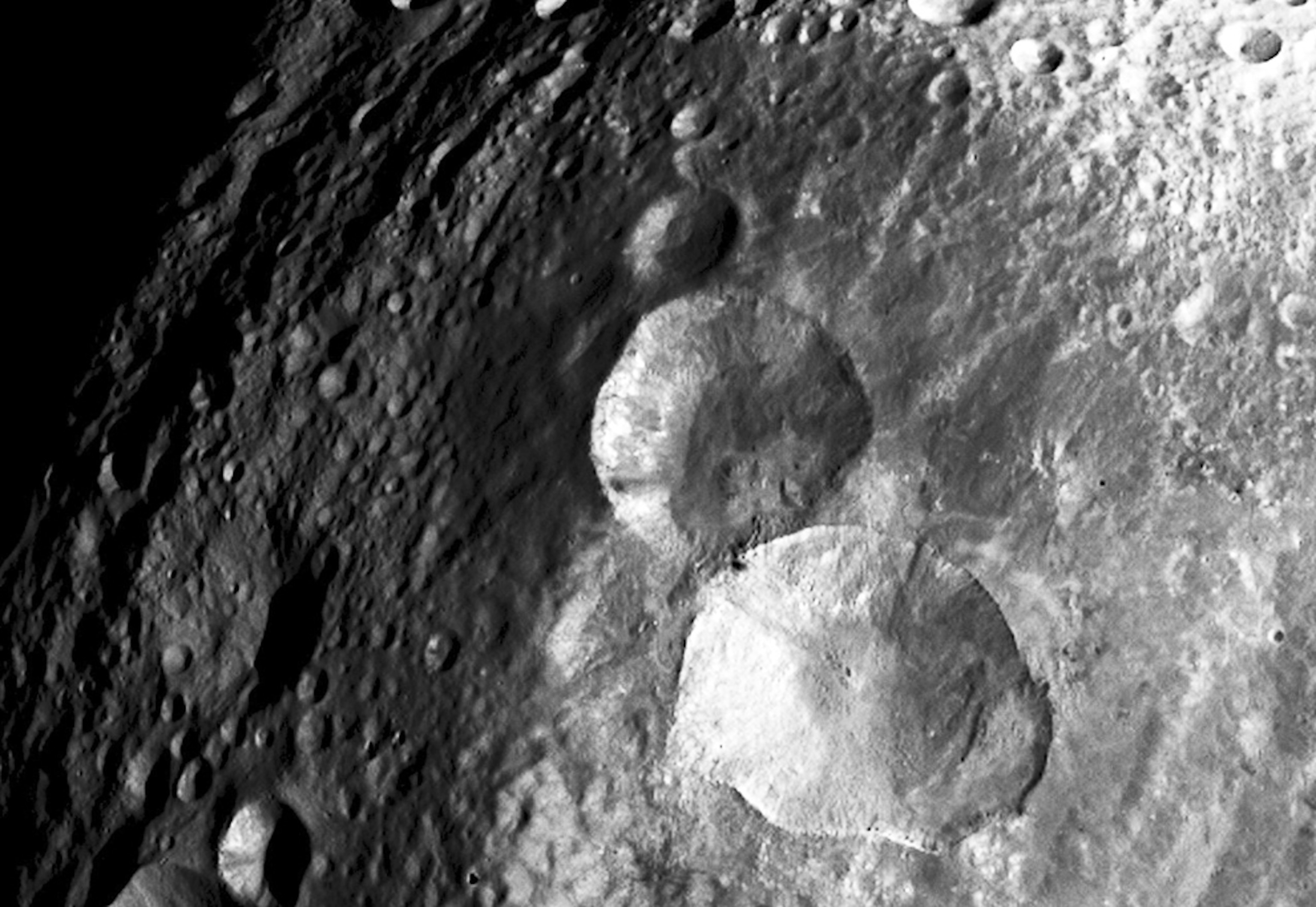 a set of craters on the asteroid Vesta
