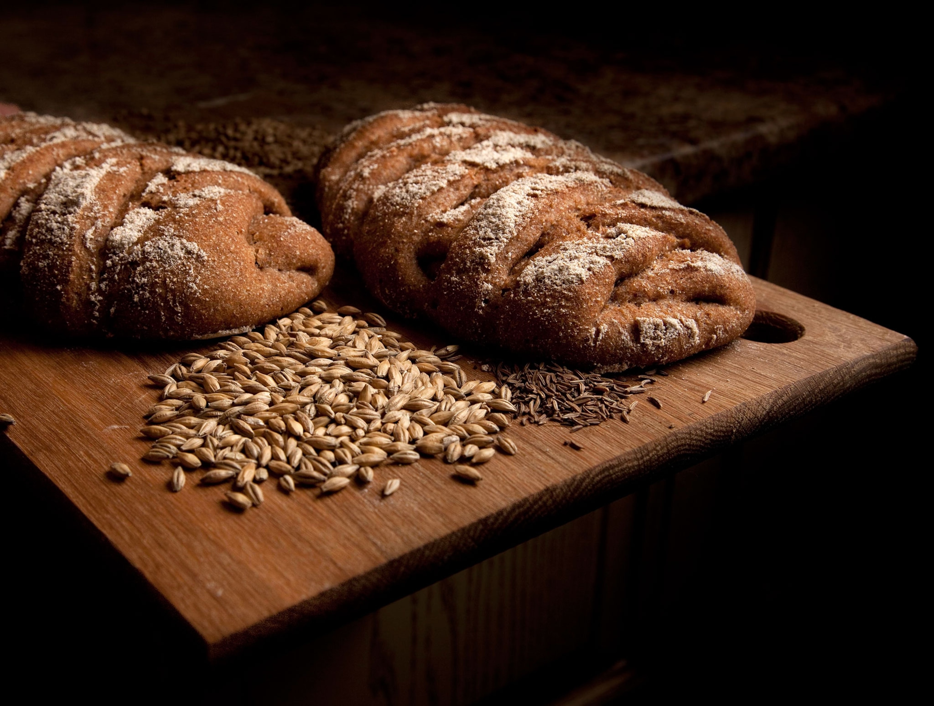 Whole wheat Russian bread, a staple of the Lenten diet. Photograph by Ryan Bell.