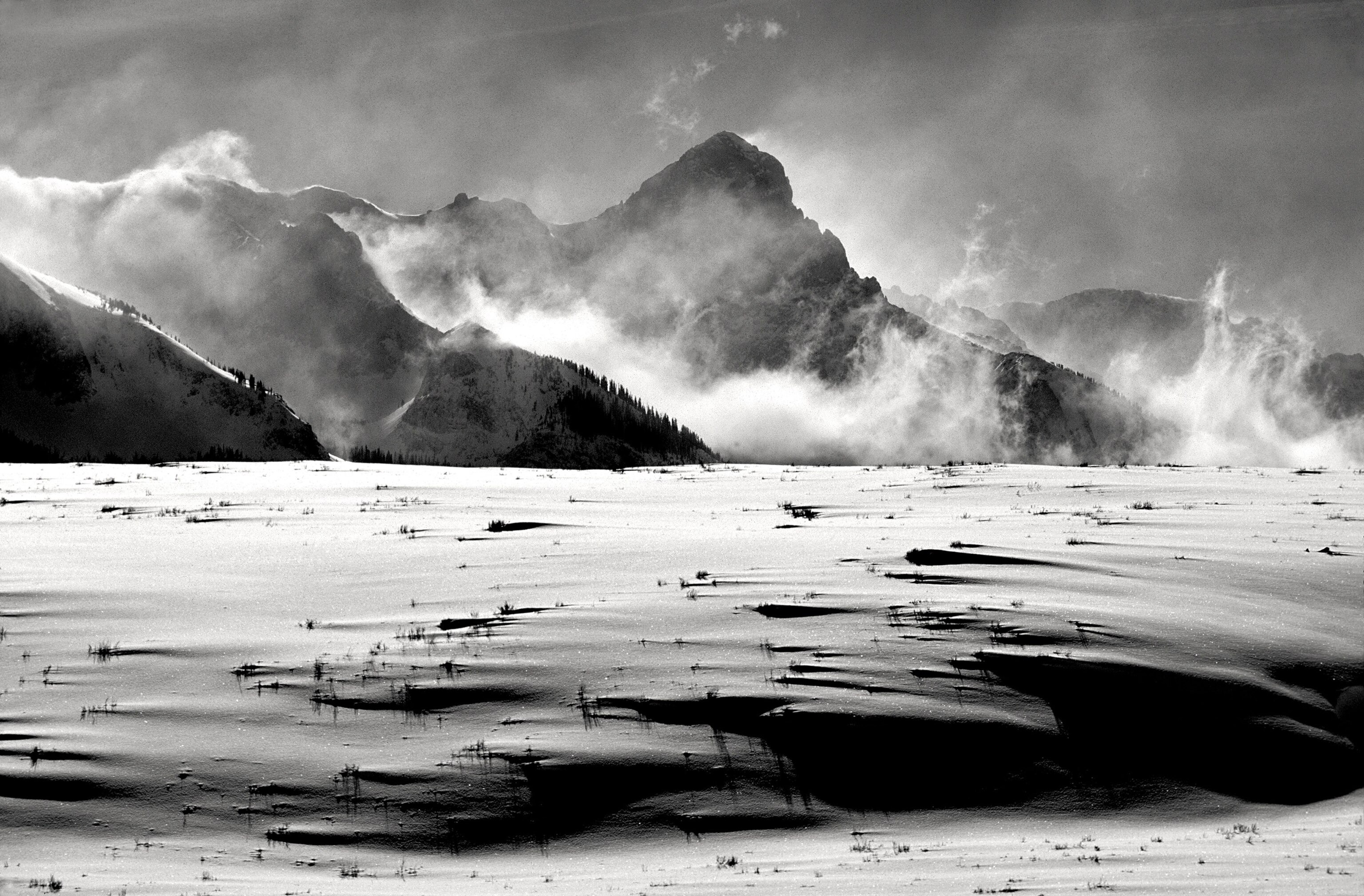 the mountain Dallas Peak near Telluride, Colorado