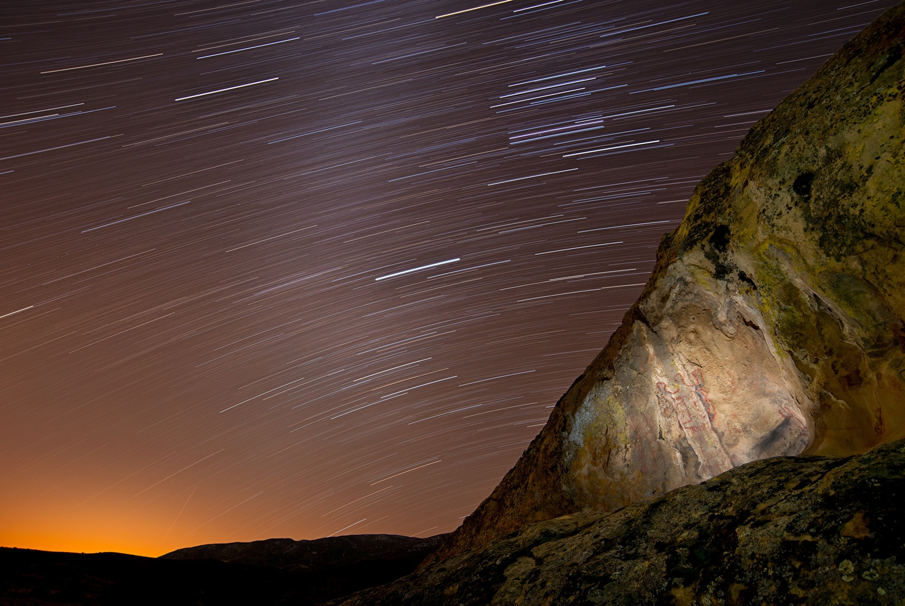 star trails at Carrizo Plain National Monument