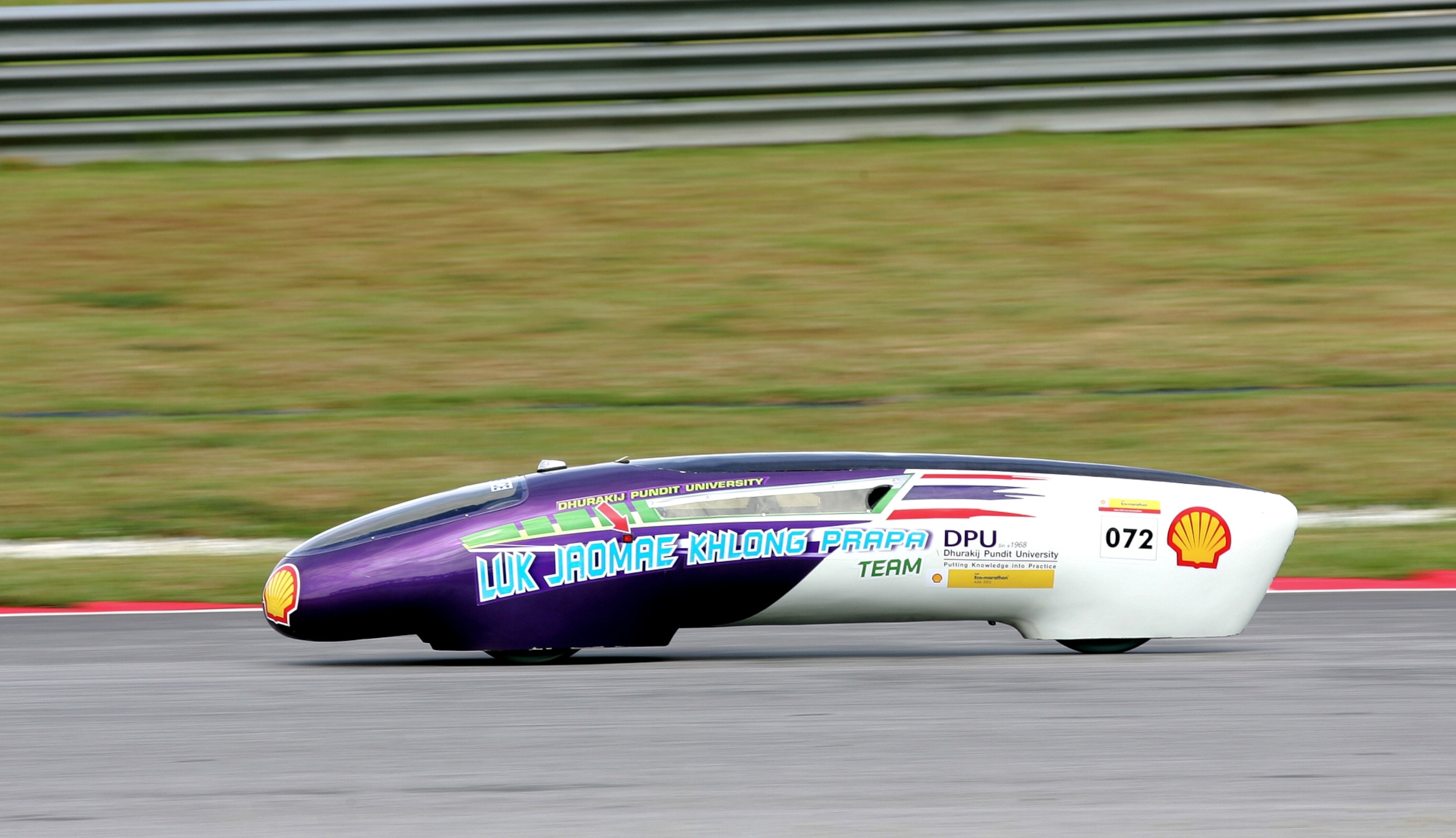Picture - Thailand’s first-place vehicle in Shell Eco-marathon Asia