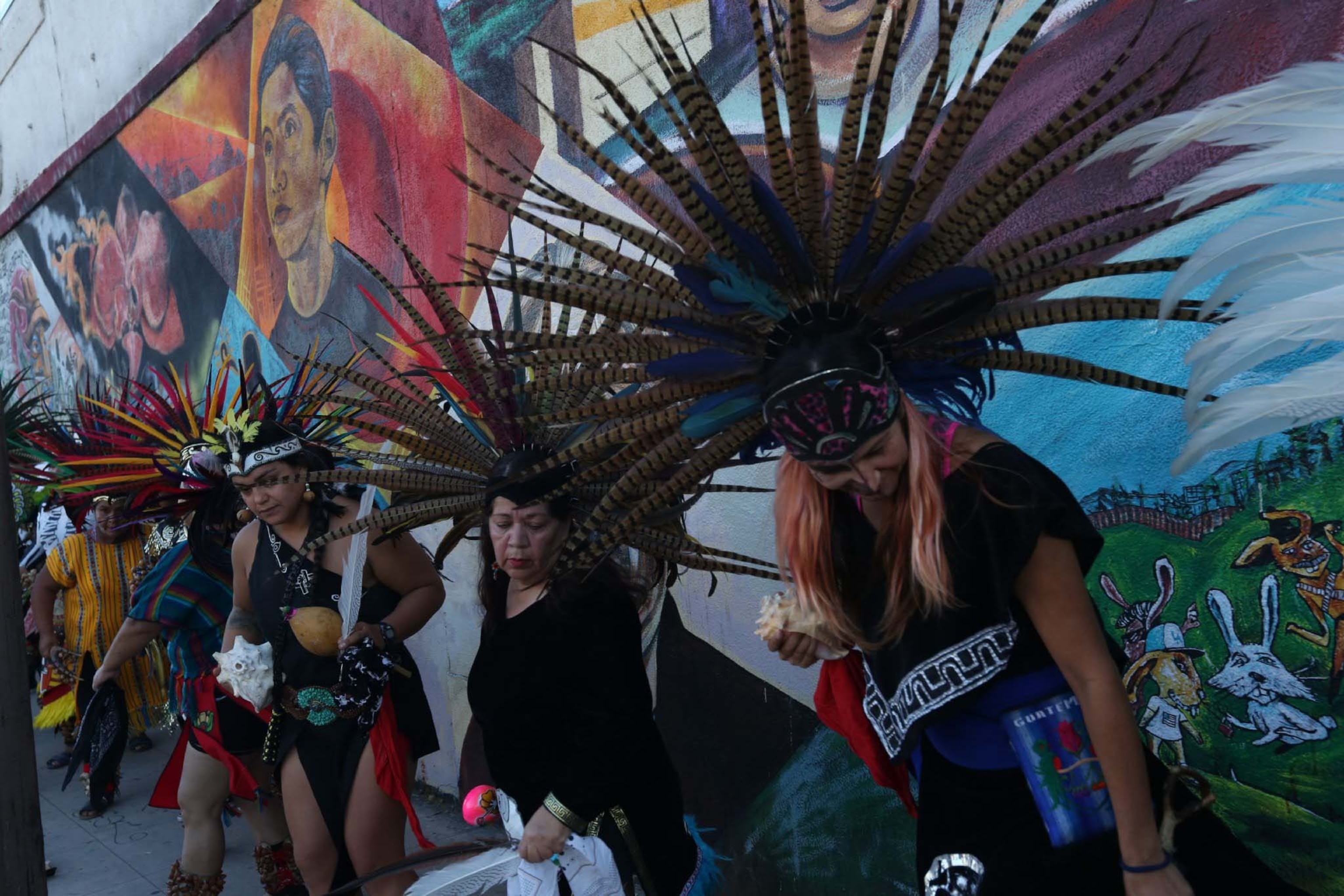 Aztec Dancers in East LA
