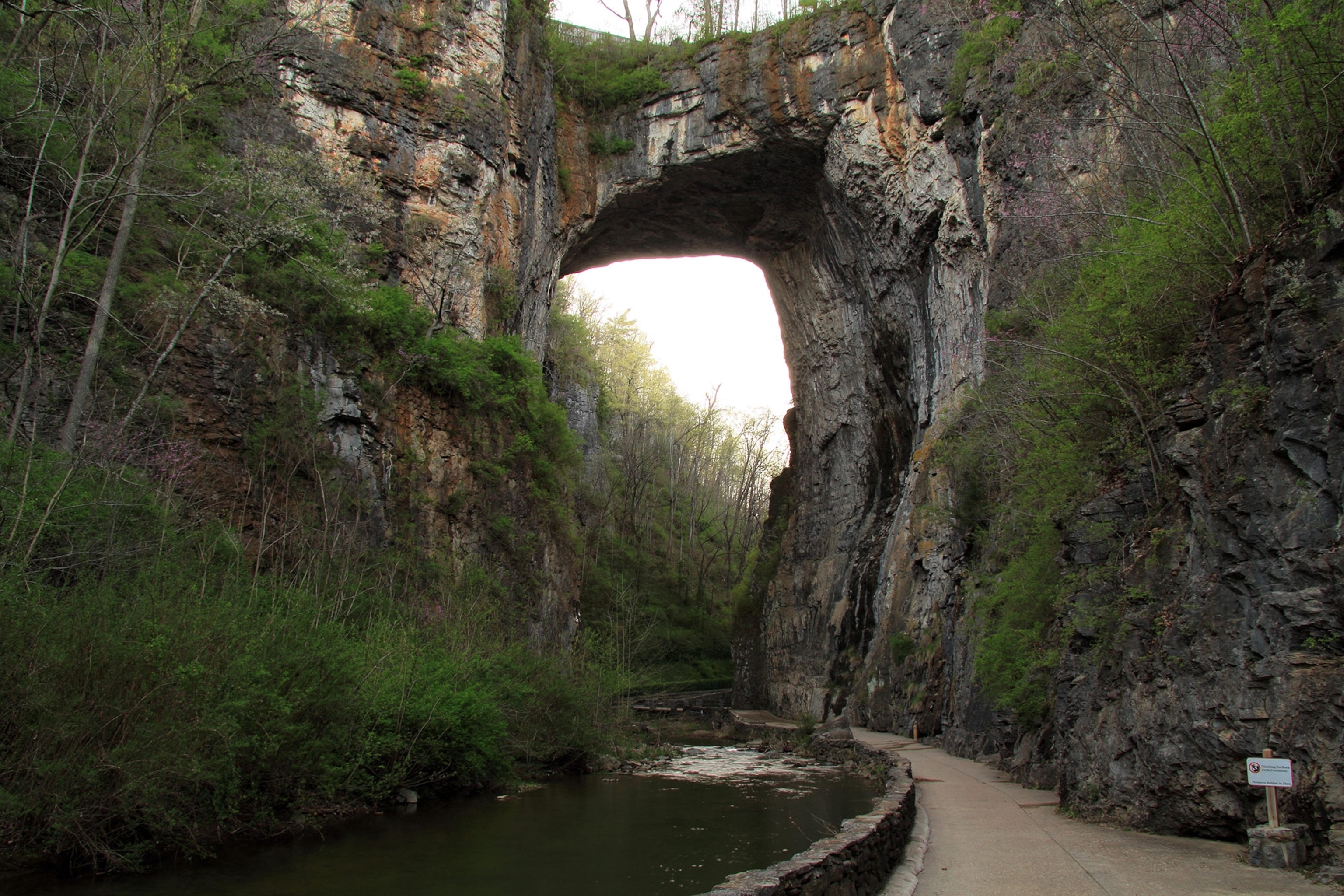 Natural Bridge State Park in Virginia