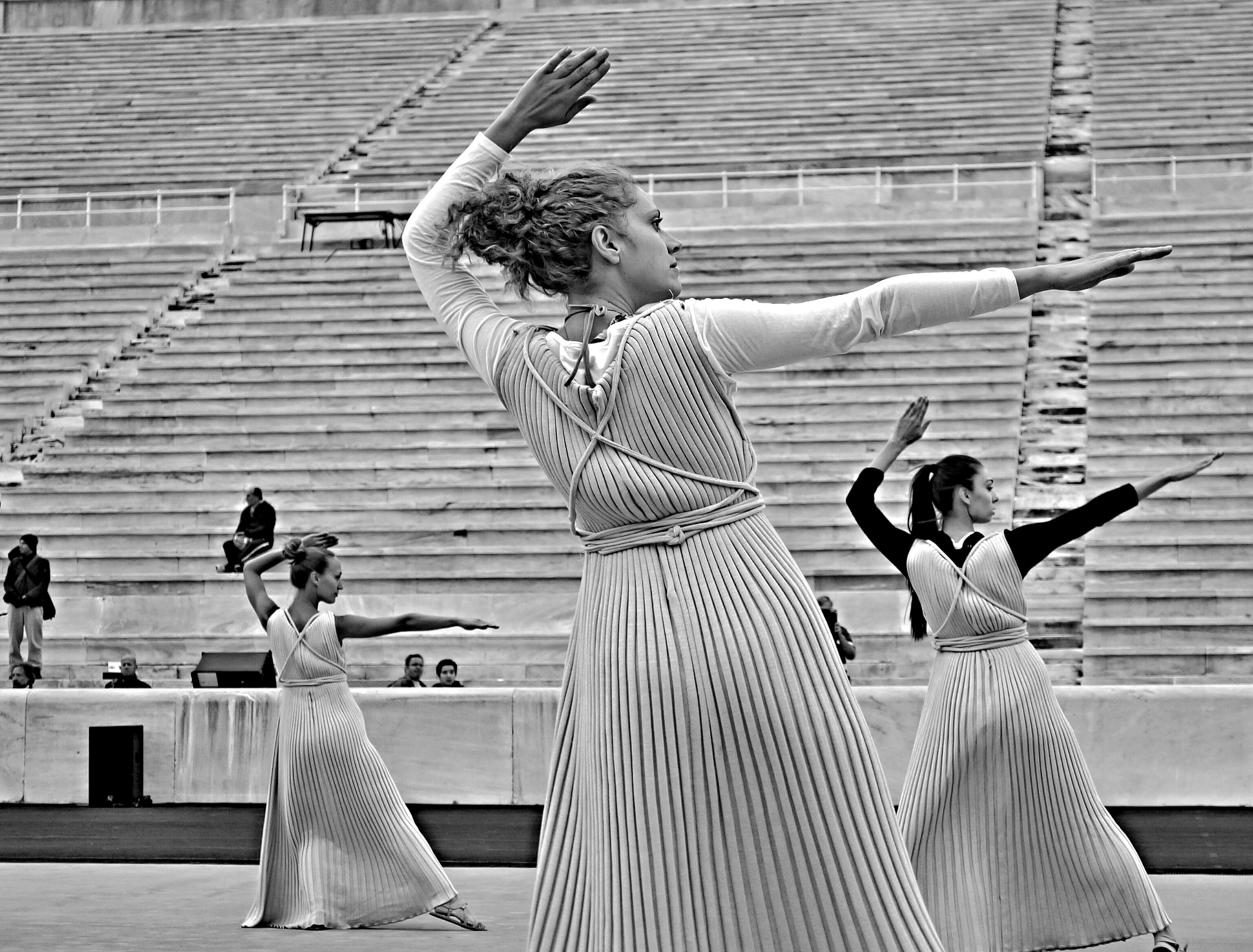 the Olympic torch in Sochi.