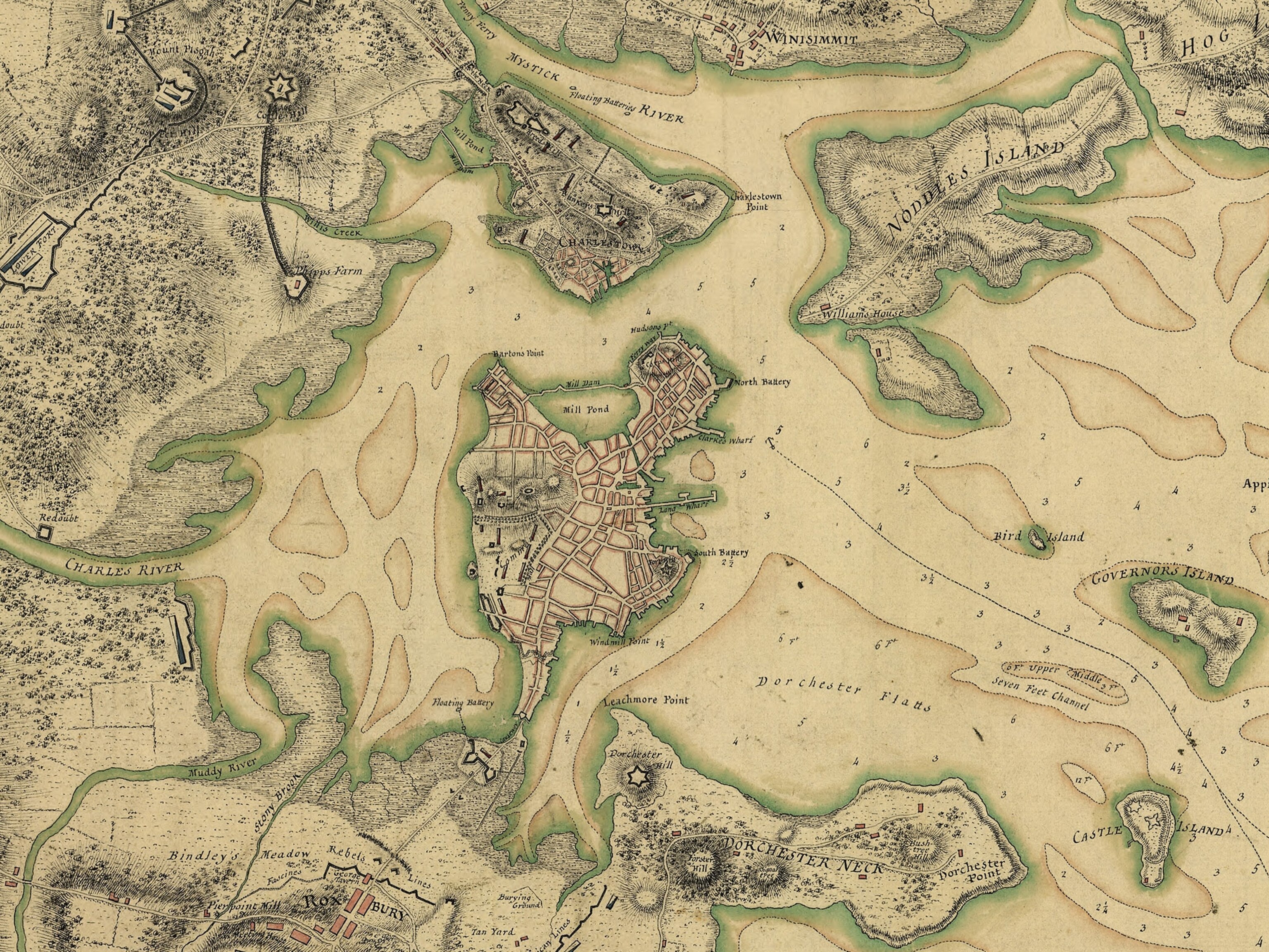 Original Map Of Boston How Boston Made Itself Bigger