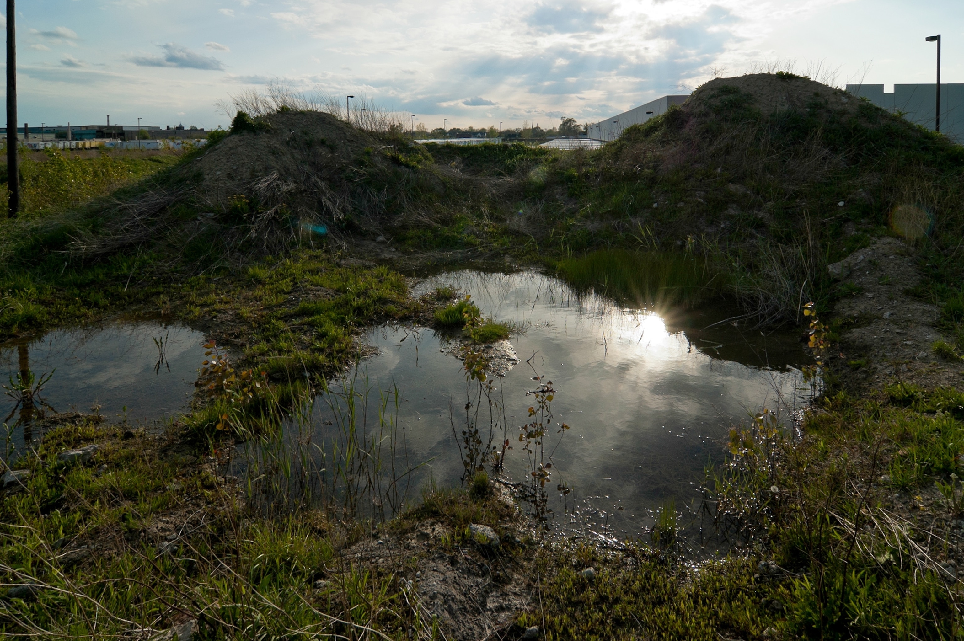 a "mound" in Detroit.