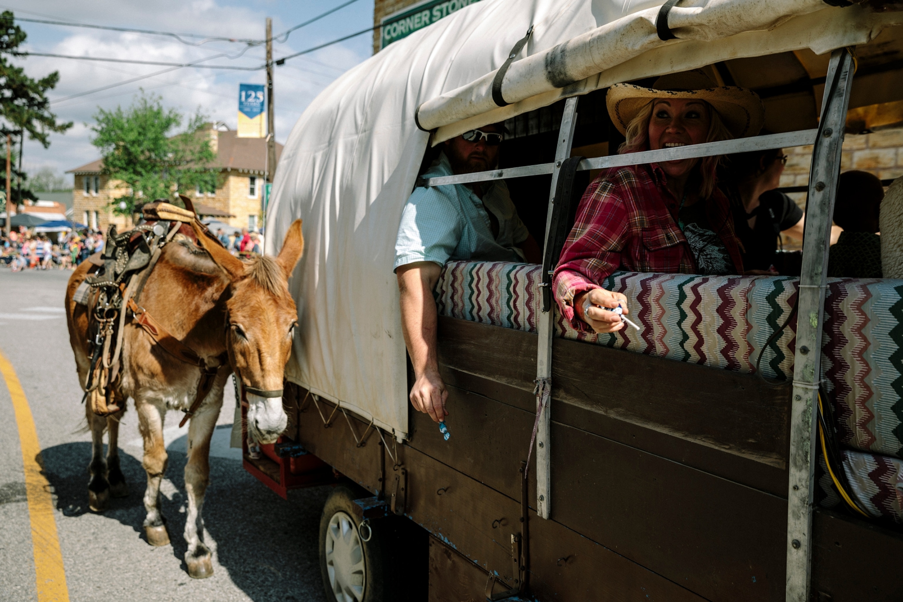 the Folk Parade in Mountain View, Arkansas
