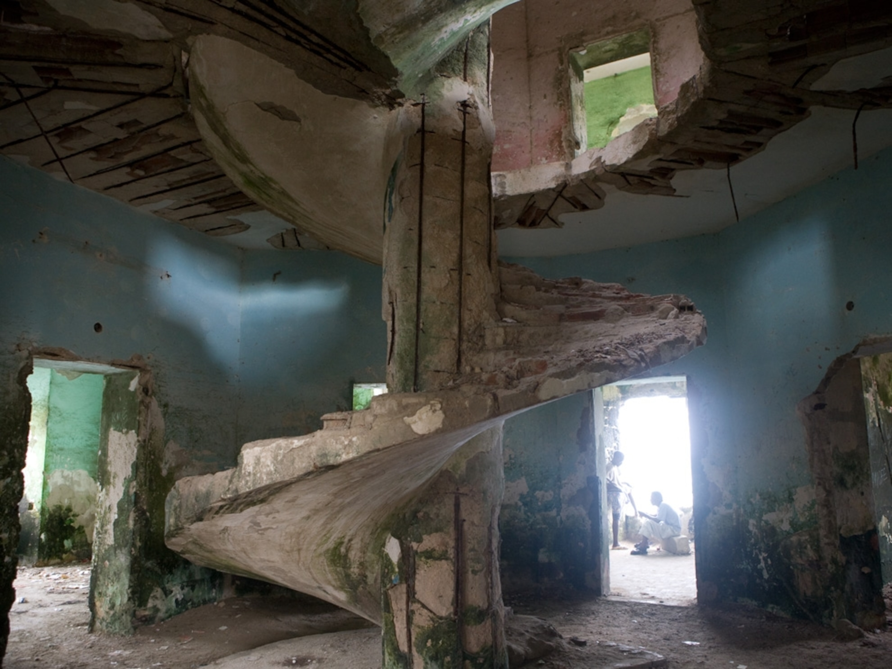 Ruins of a lighthouse in Somalia