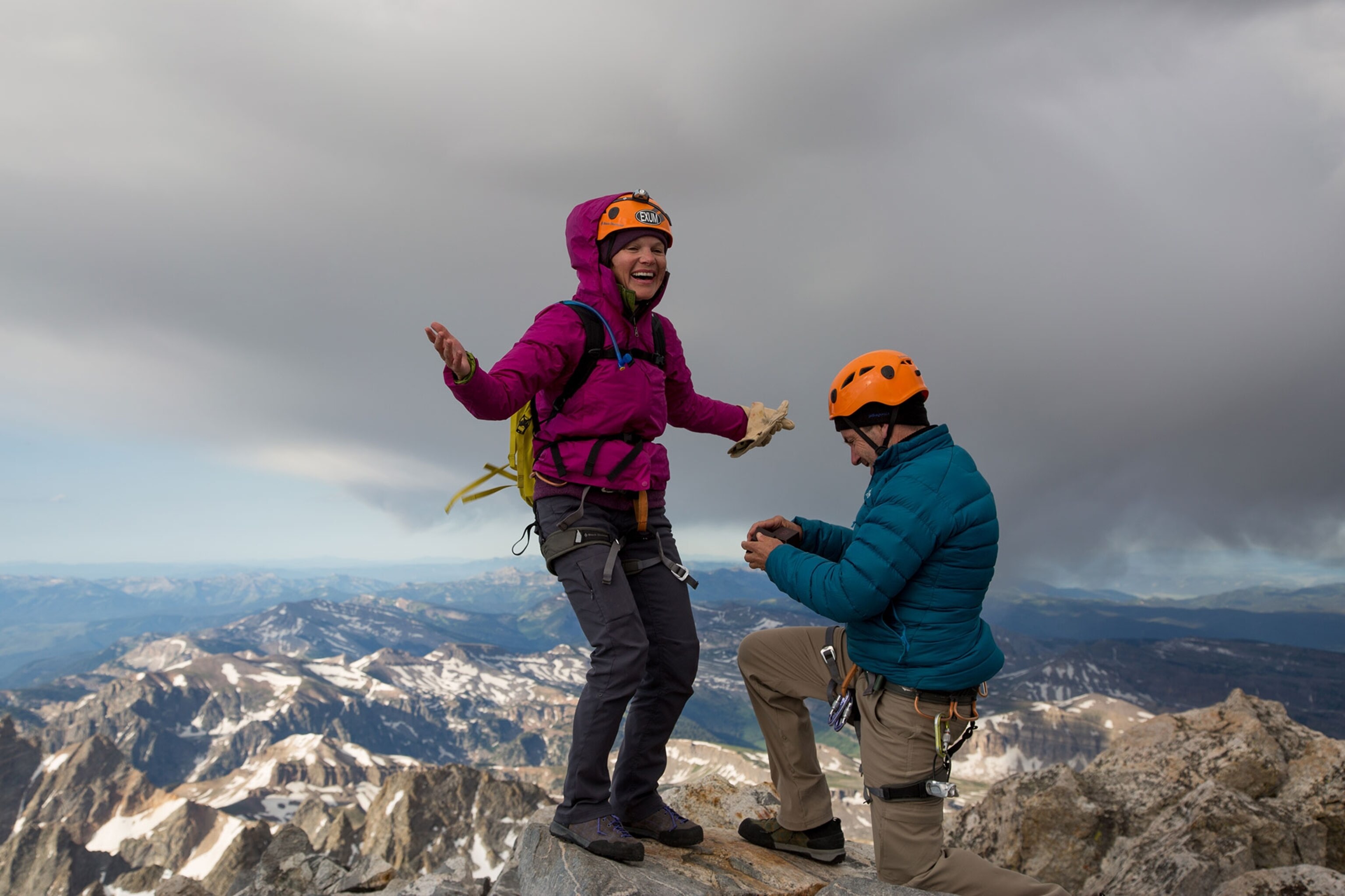 Richie proposing to Ashley while they laugh about missing ring