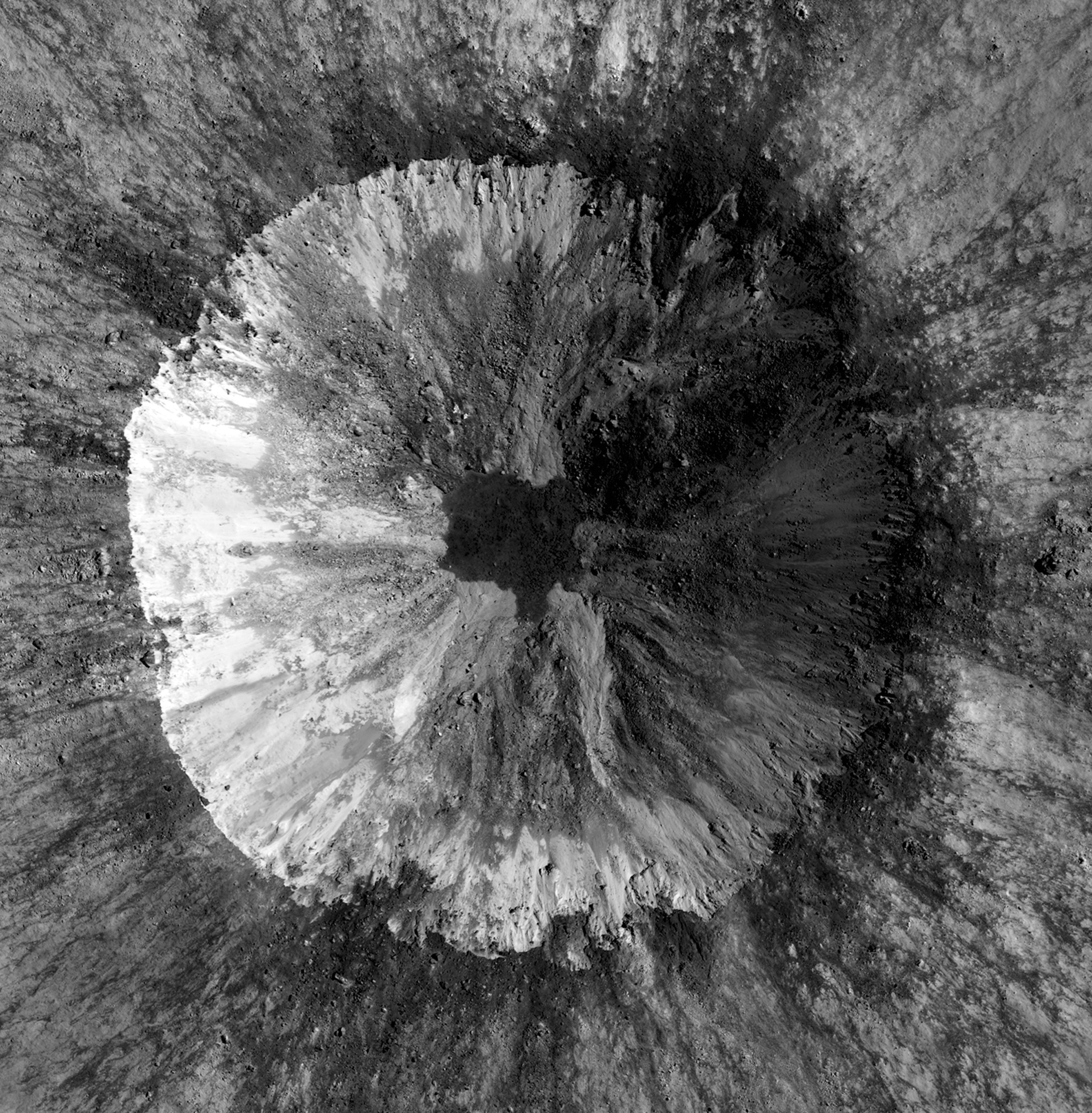 Moon picture: an unnamed lunar crater