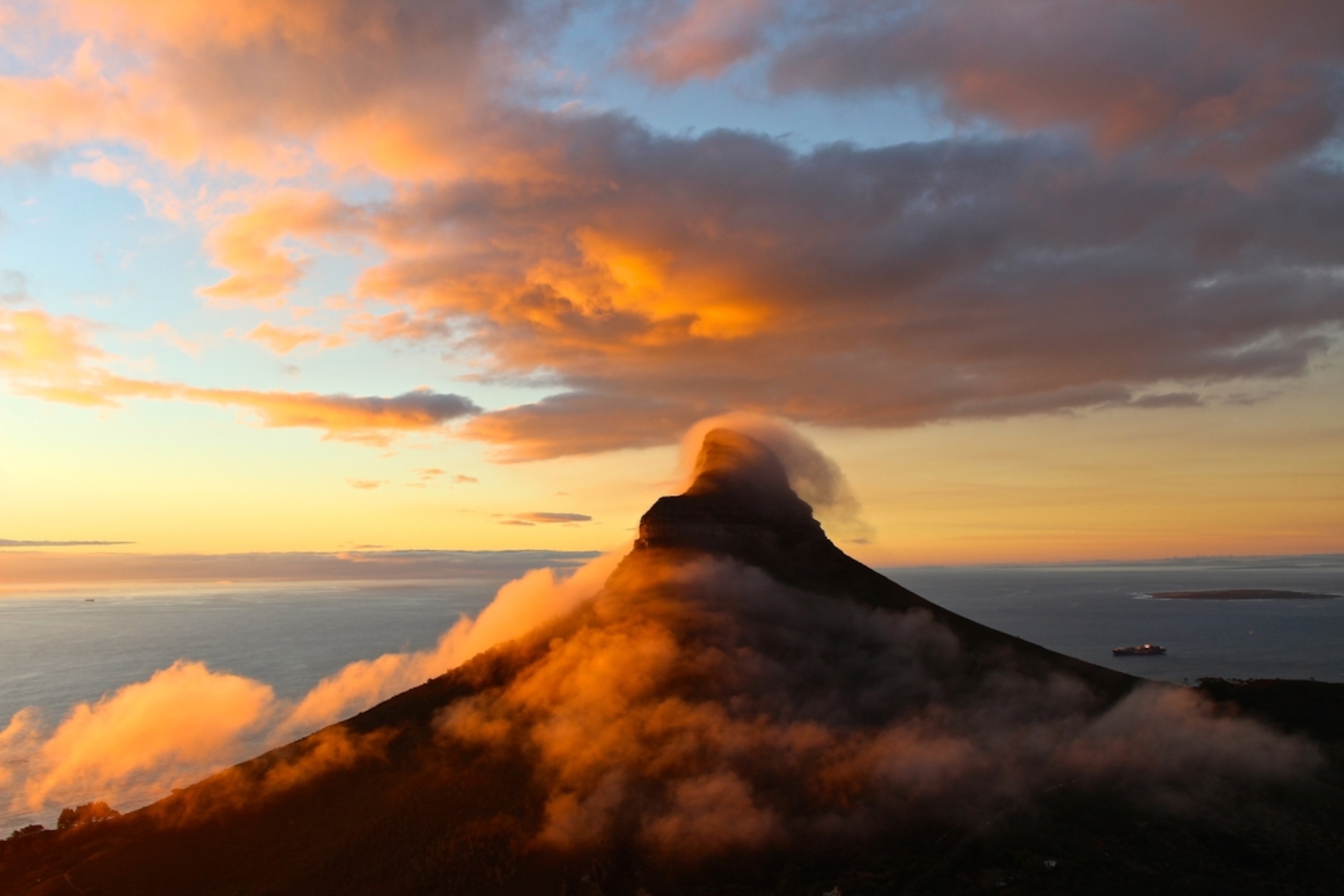 Lion's Head Mountain in Cape Town, South Africa