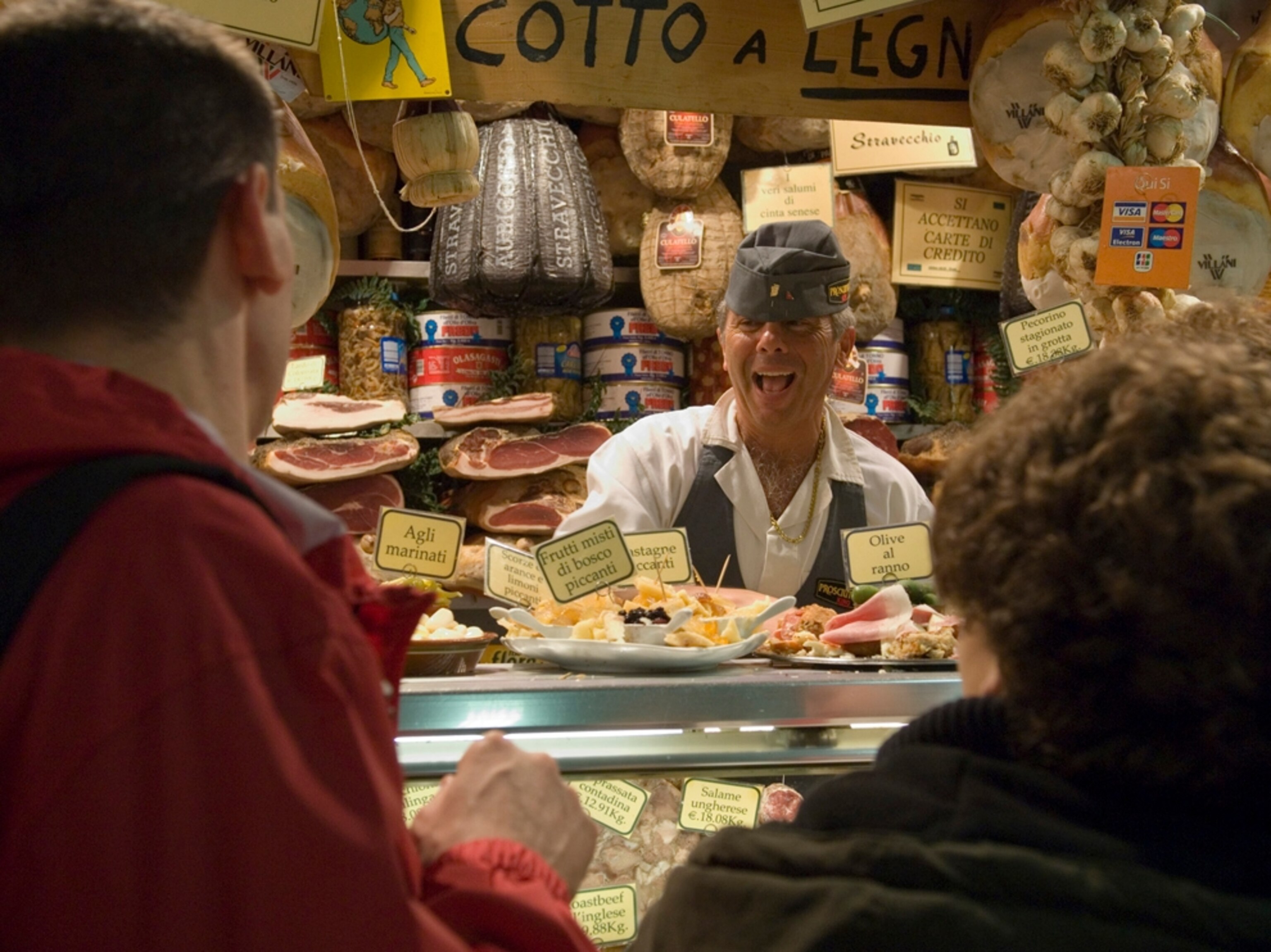 Perini delicatessen, San Lorenzo Market, Florence, Italy