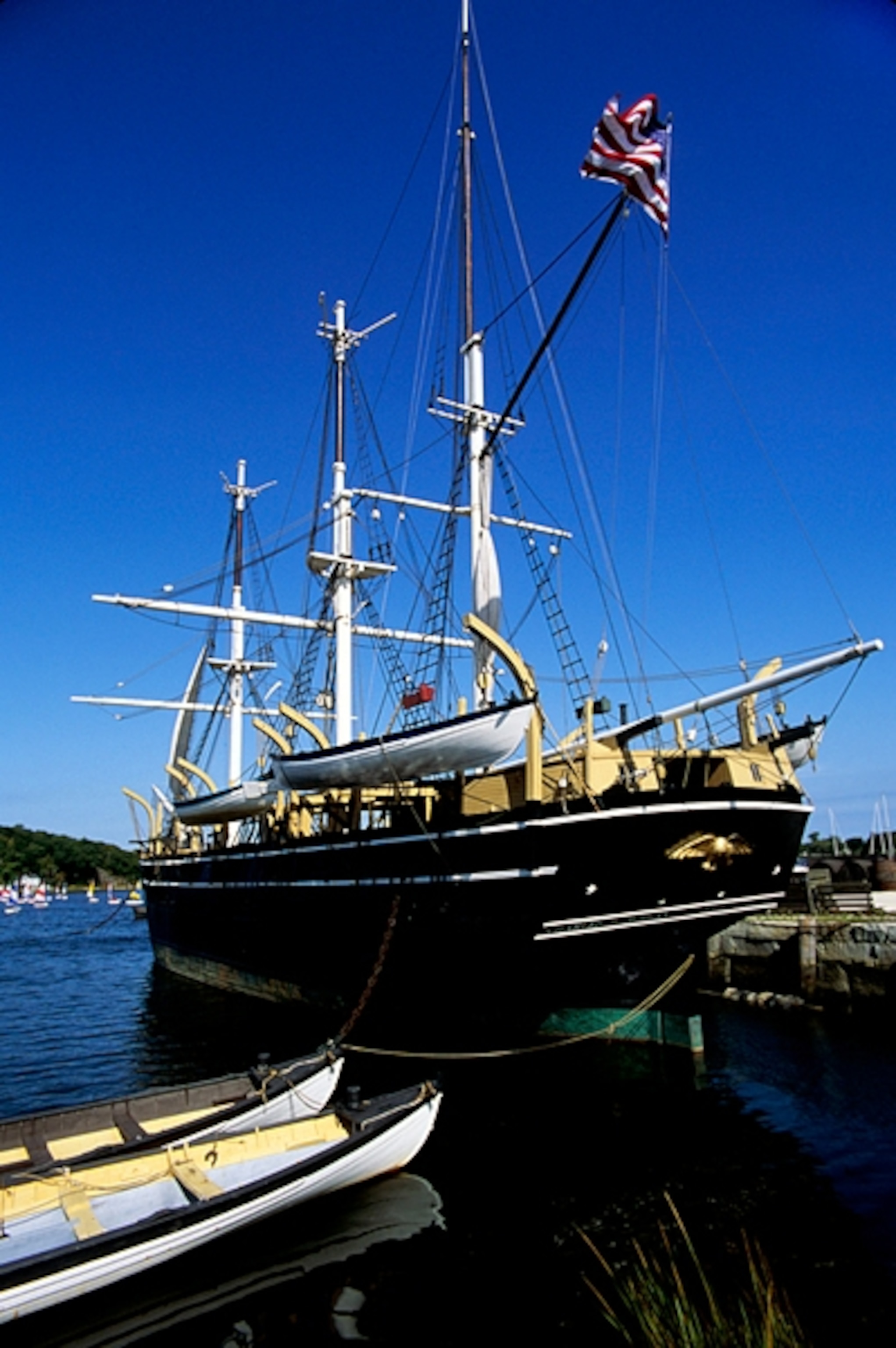 the whaling ship Charles W. Morgan, Mystic Seaport, Connecticut