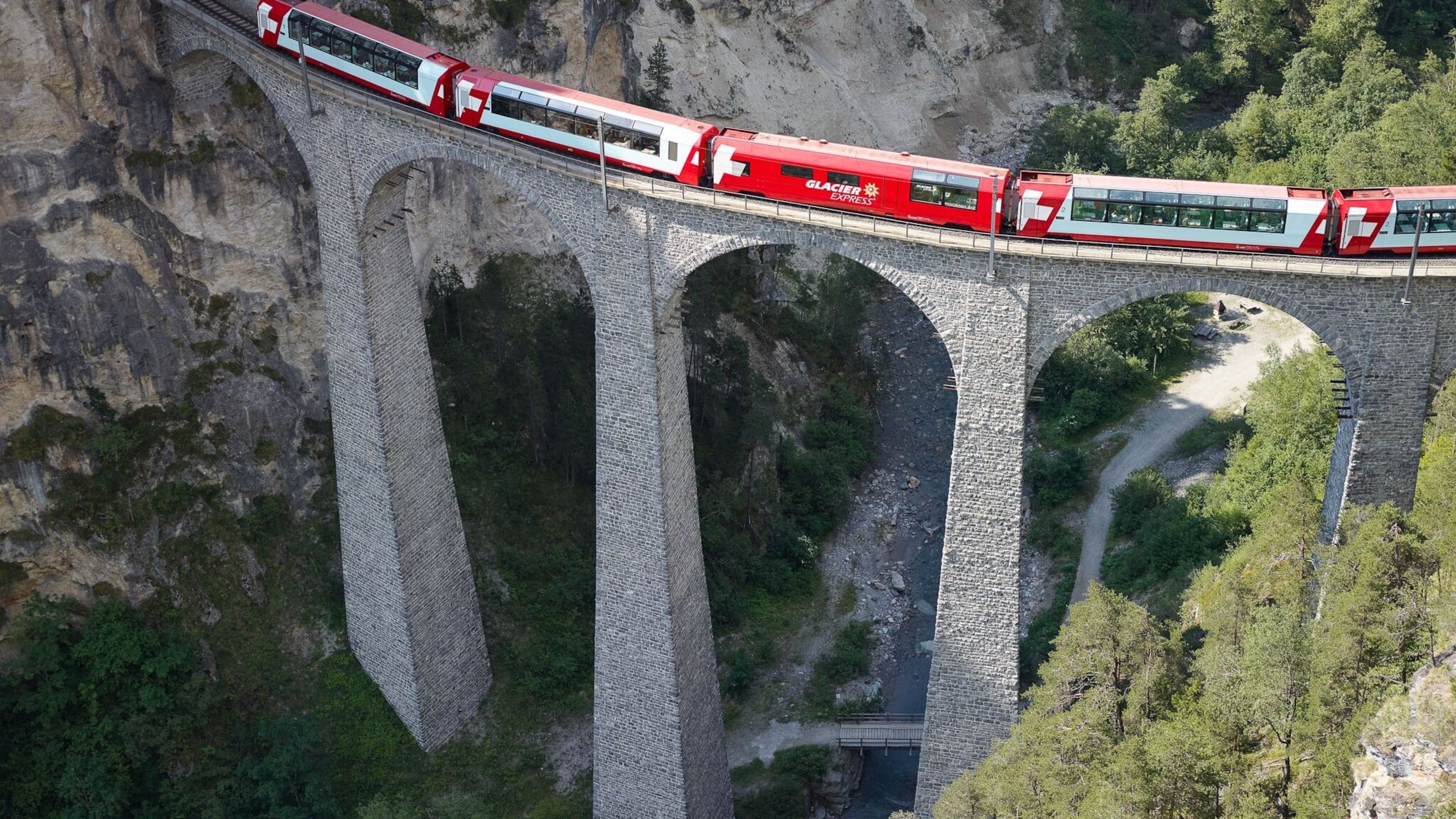 All aboard the Glacier Express, from Zermatt to St Moritz