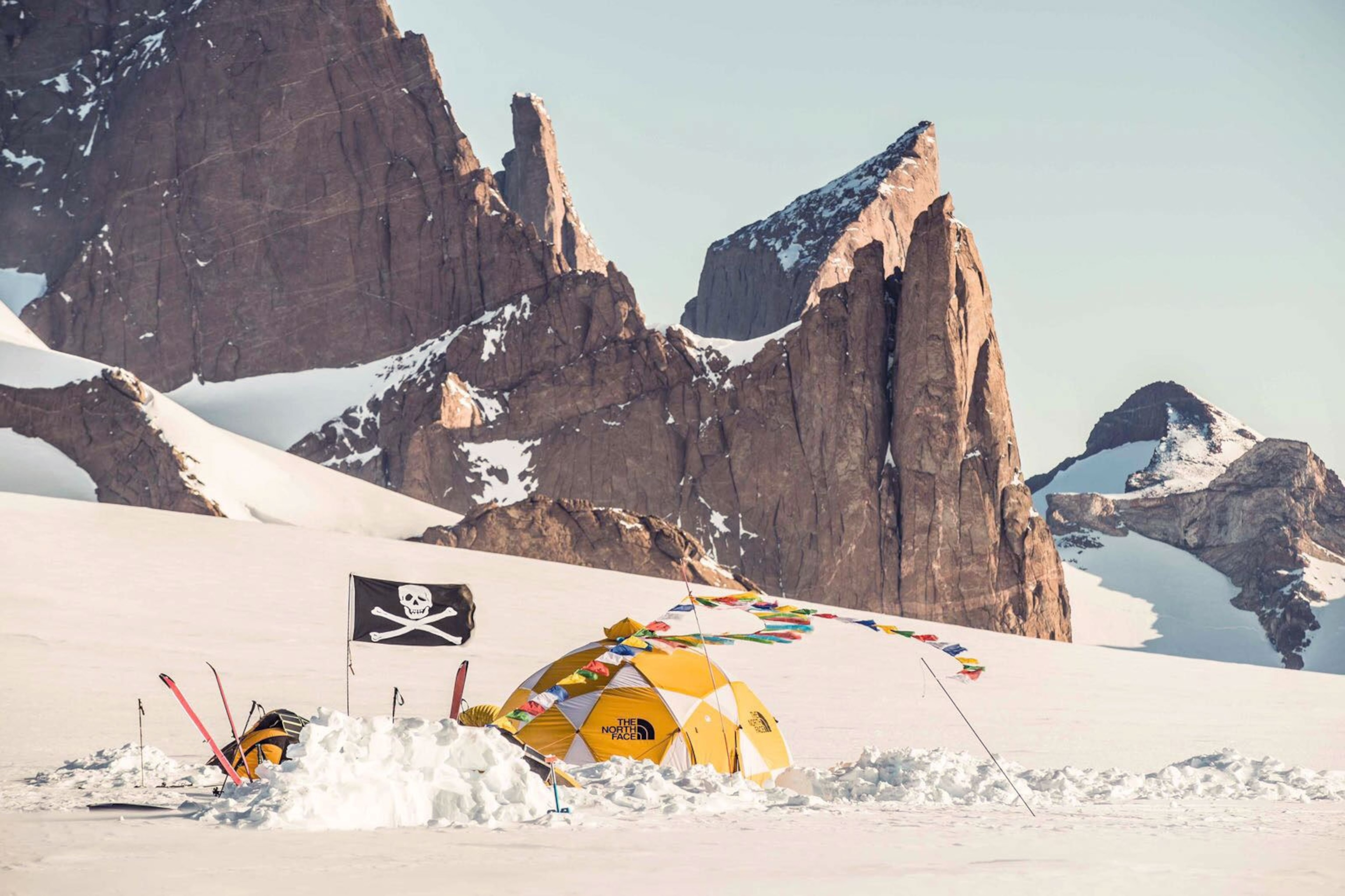 a climber in Antarctica