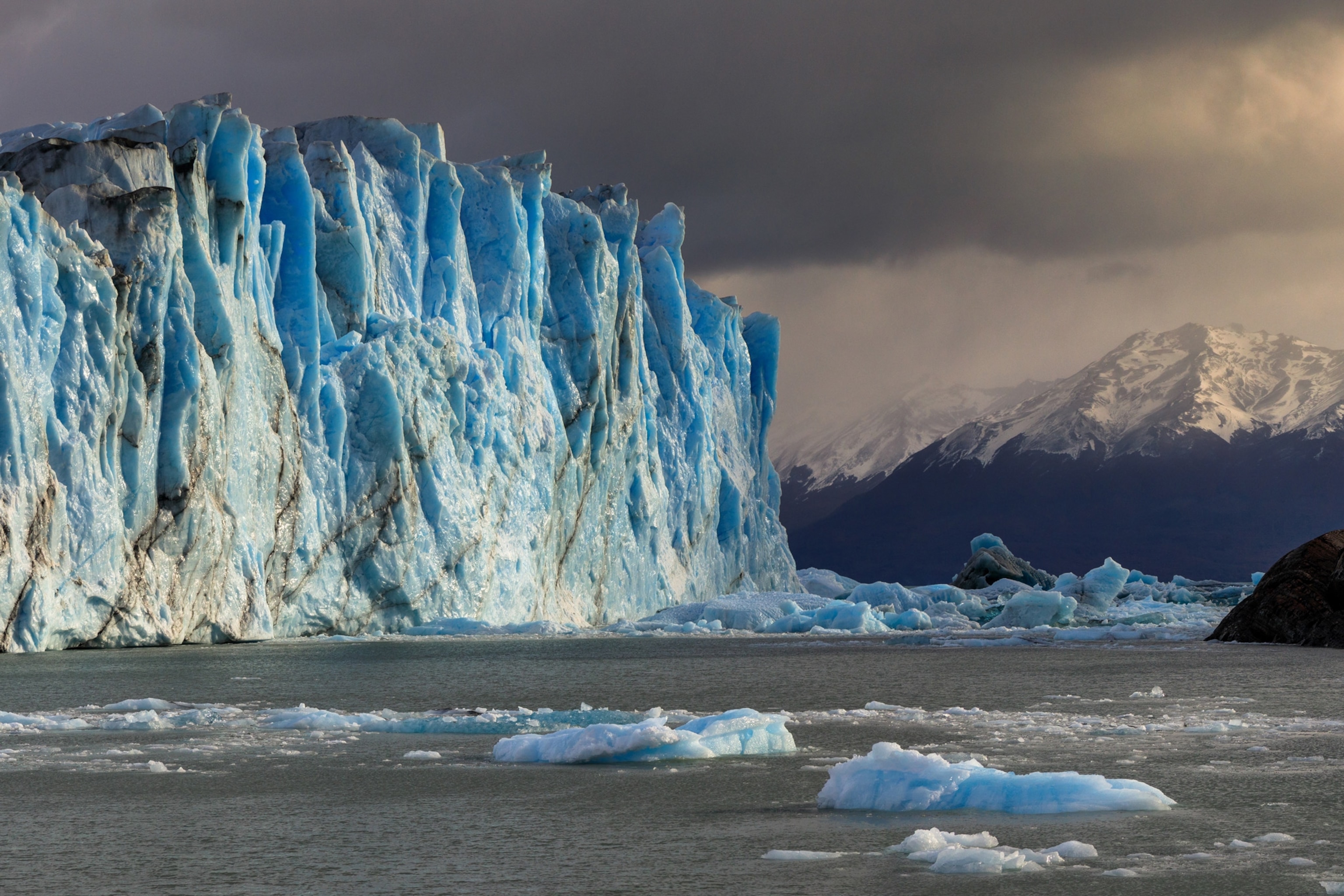 The glacier in argentina