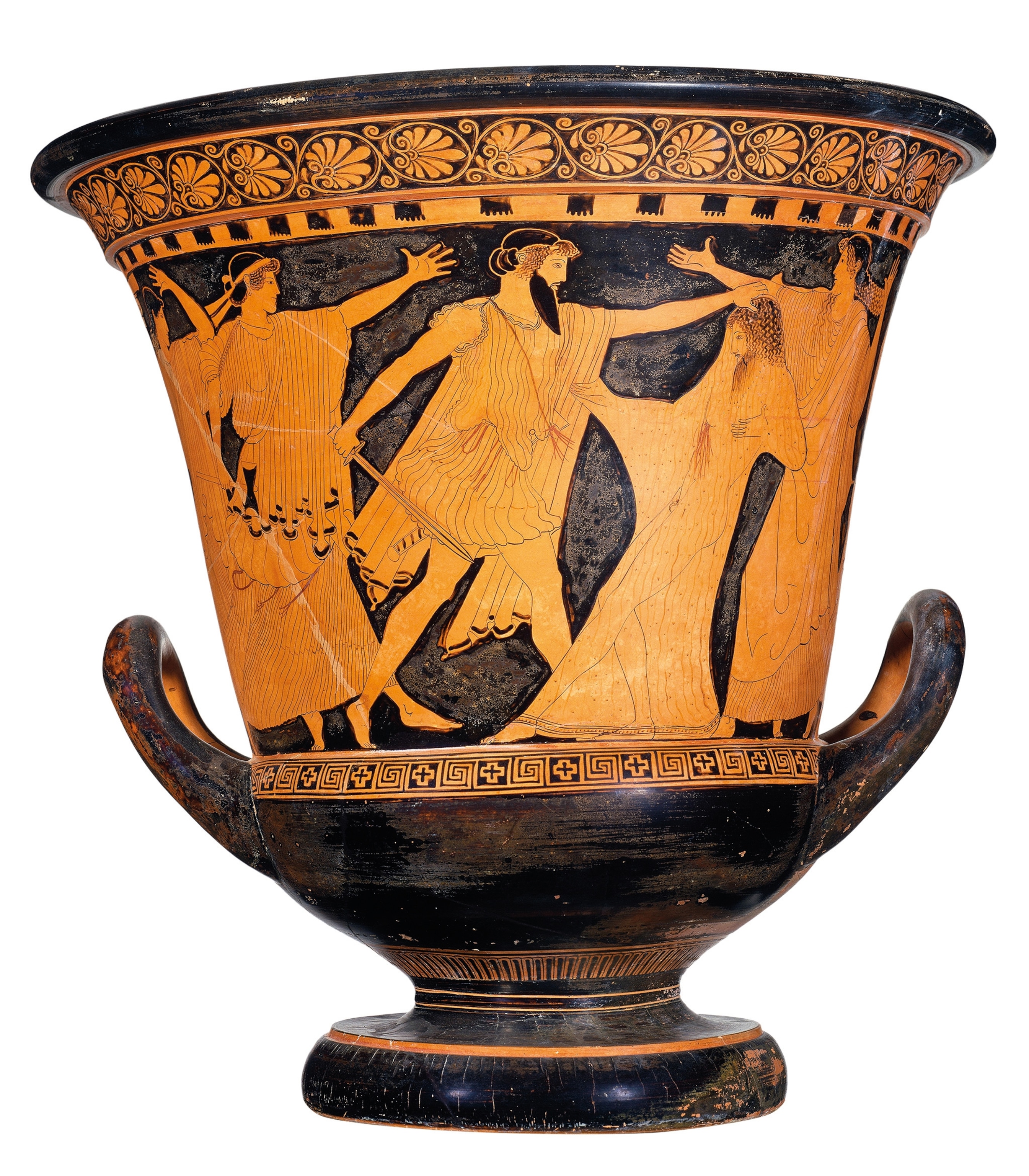 Krater depicting Agamemnon.