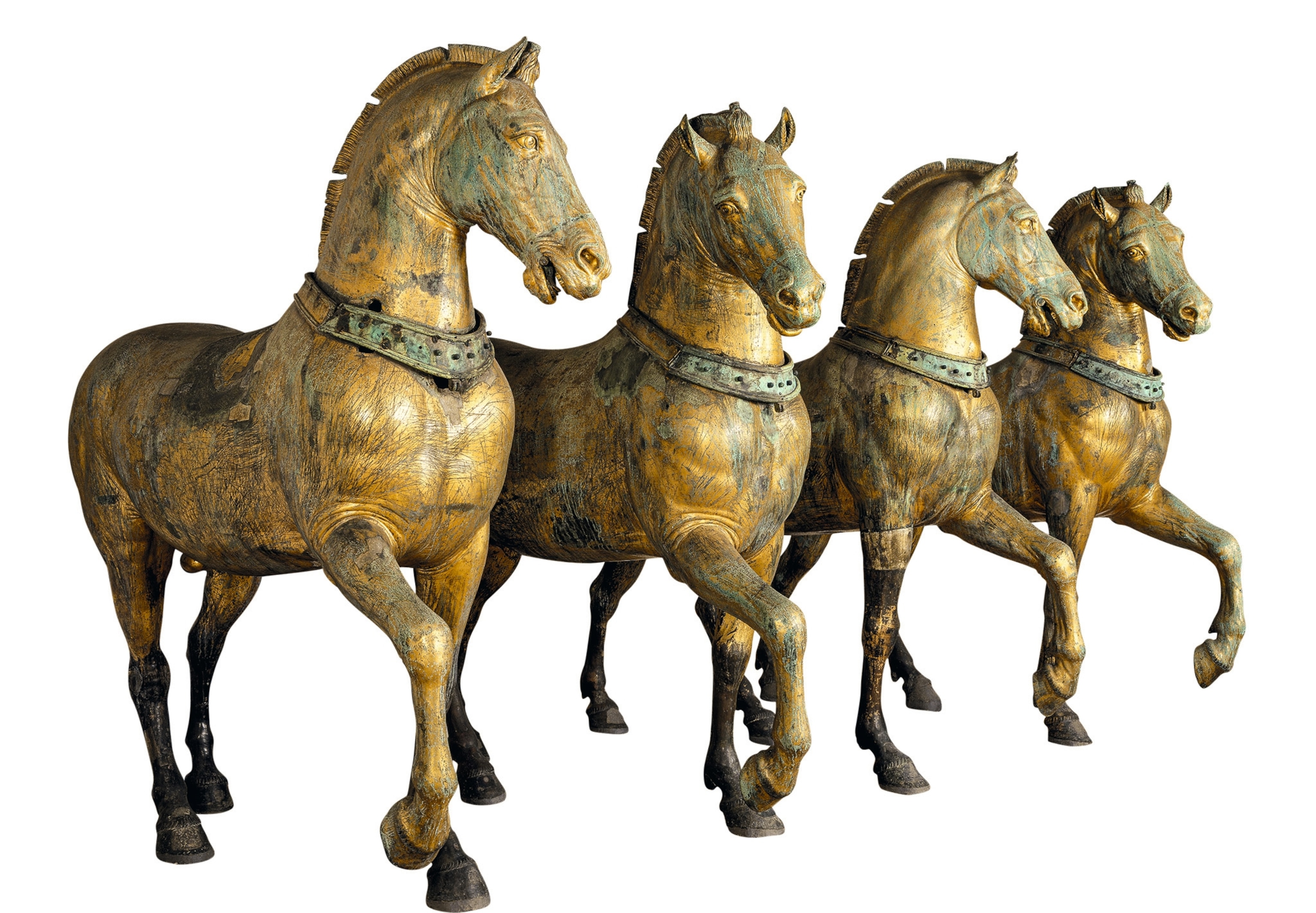 Horses of St. Mark’s are pictured.