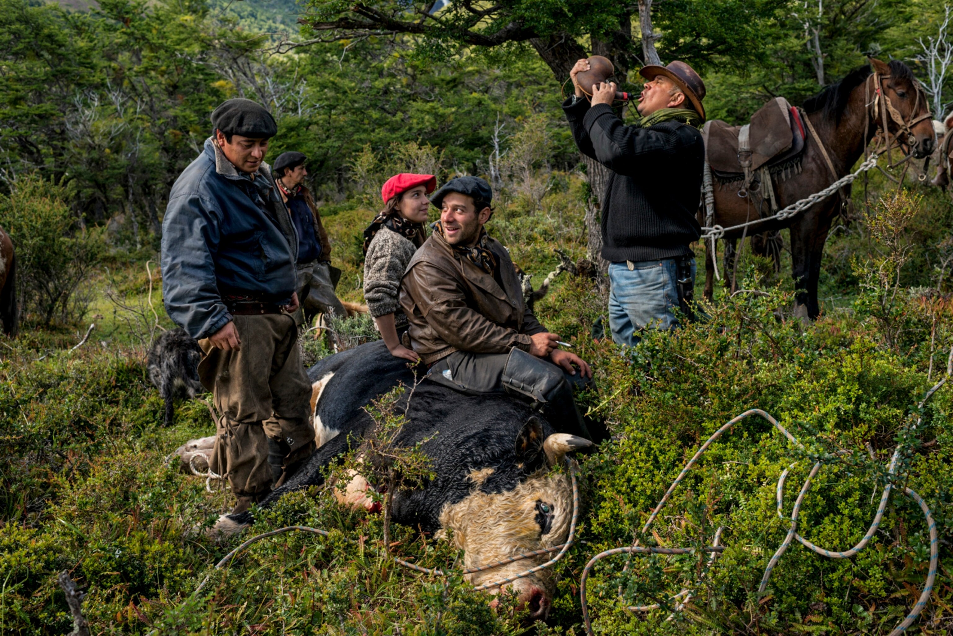 Sebastian Garcia on the one day trip from Estancia Mercedes to Estancia Ana Maria in the chilean Patagonia.