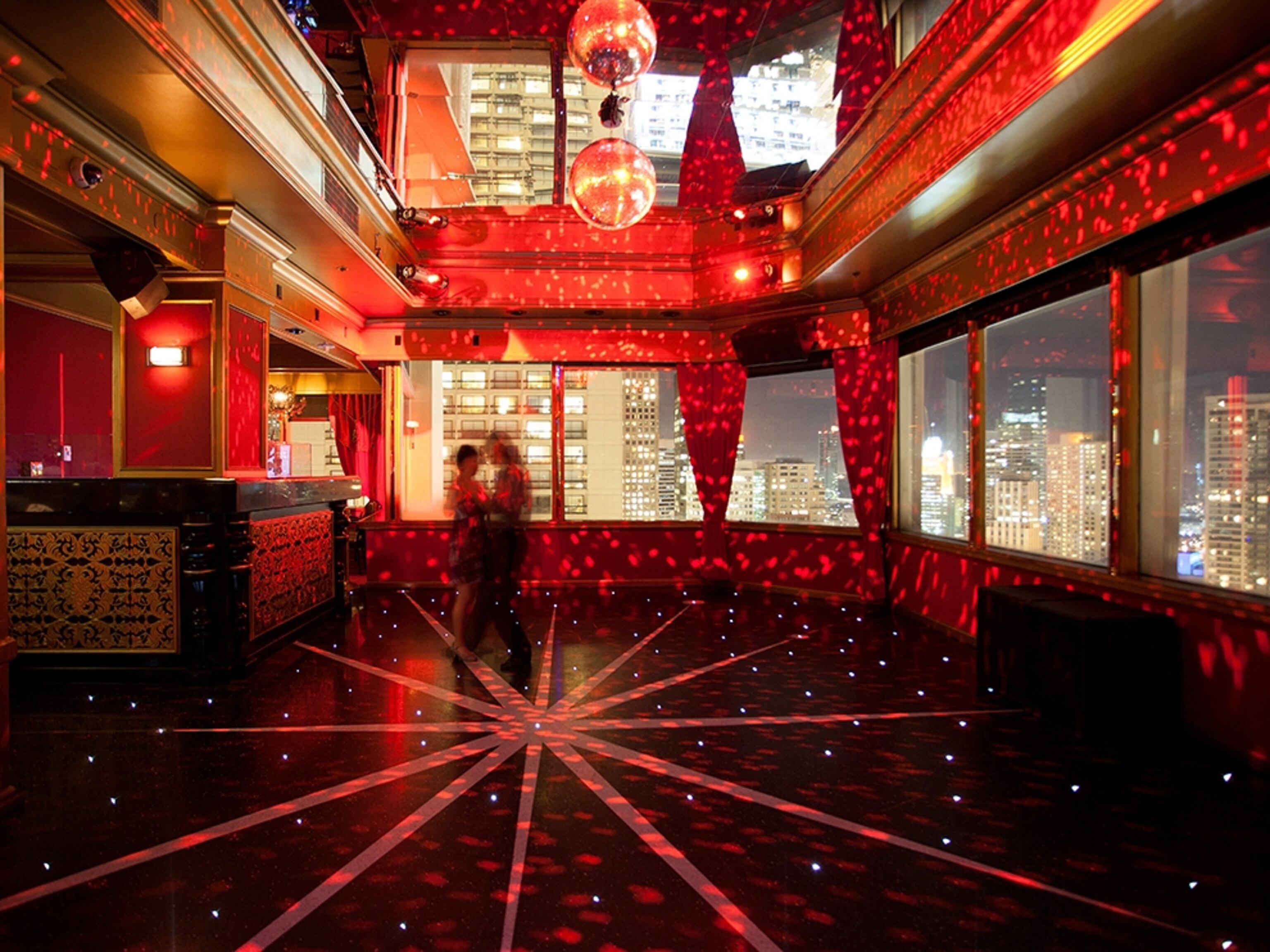 two people dancing, Sir Frances Drake Hotel, San Francisco