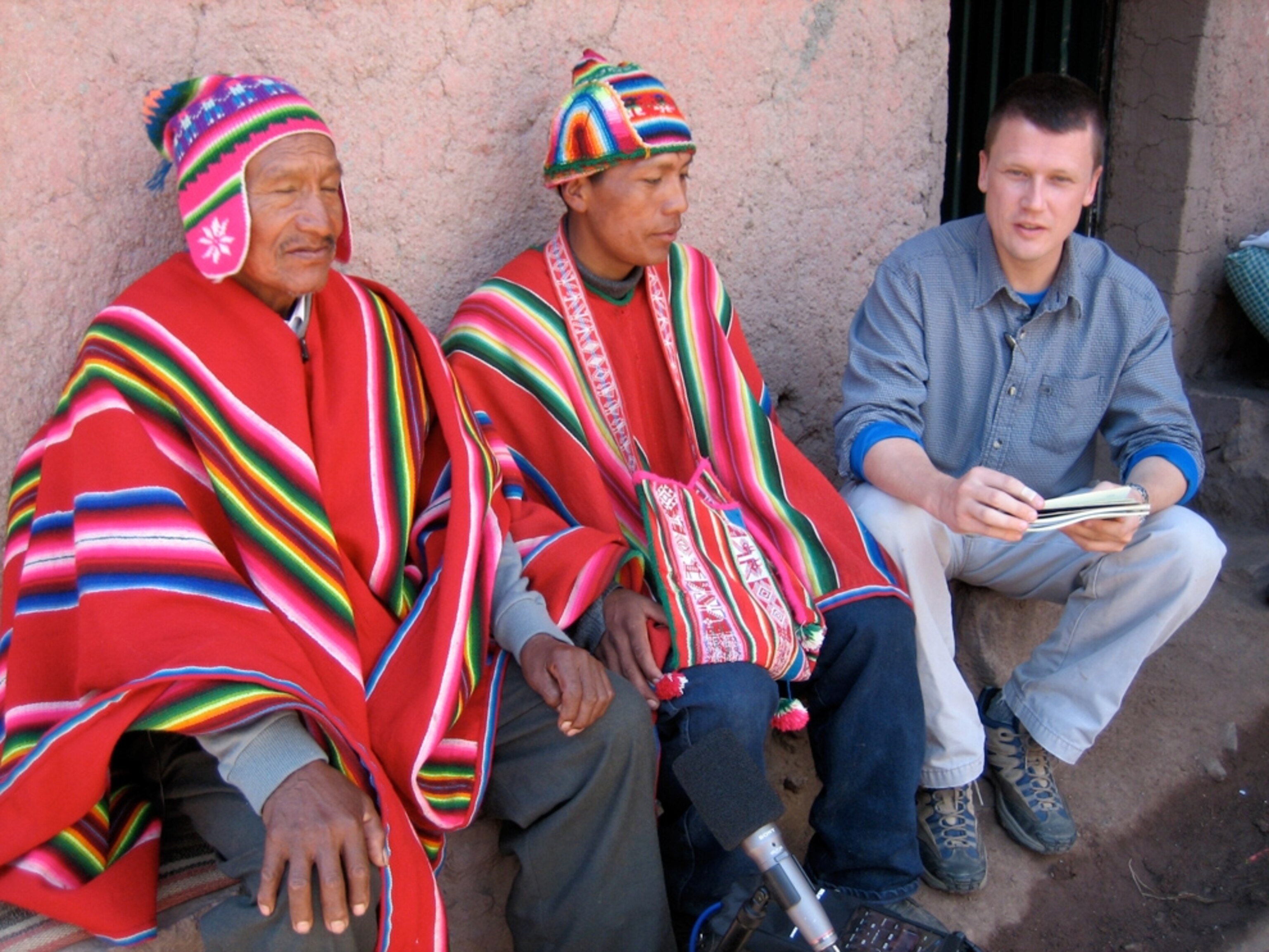Kallawaya healers Antonio Condori and Illarion Ramos Condori, Chary, Bolivia