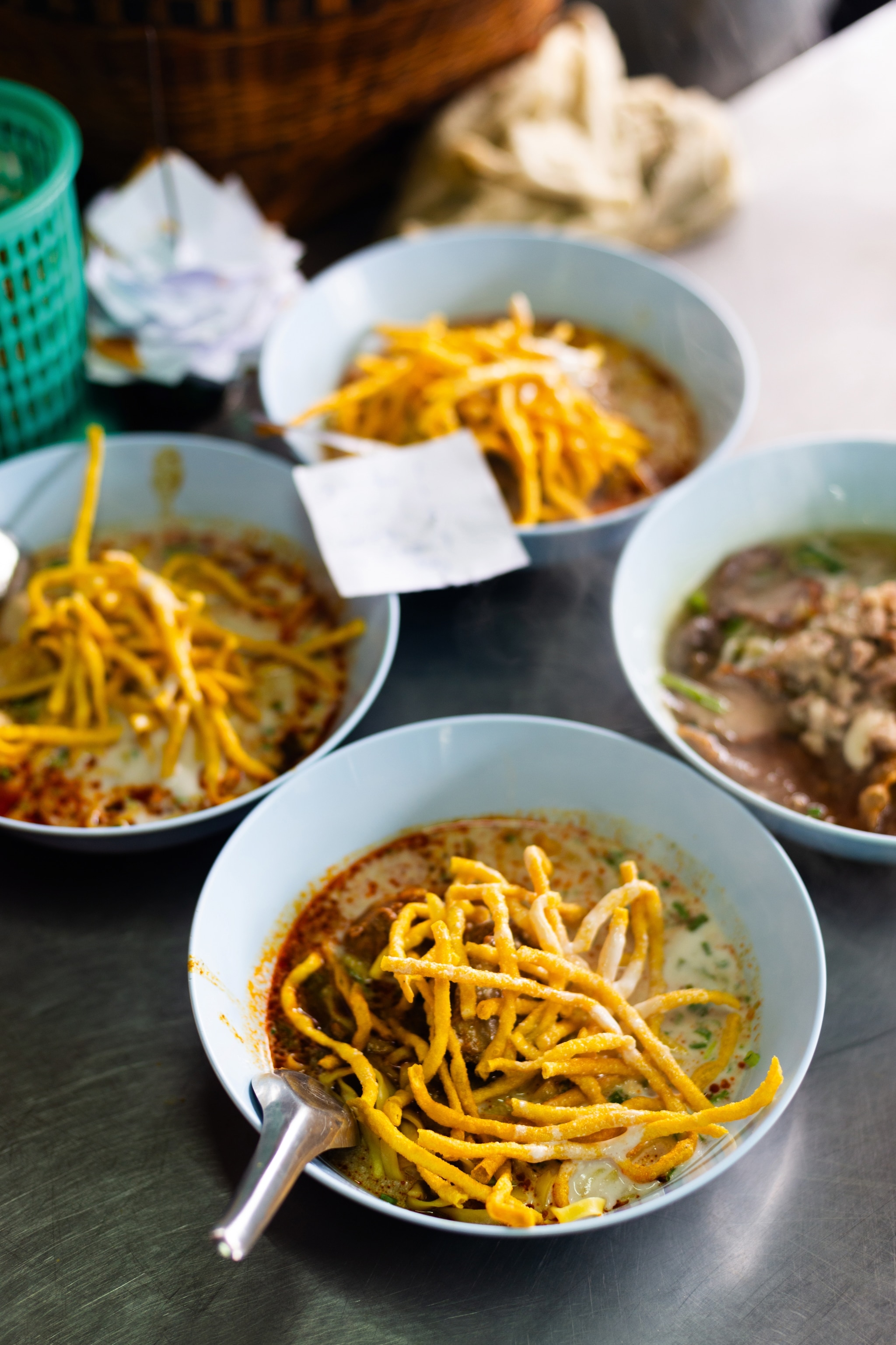 Bowls of khao soi