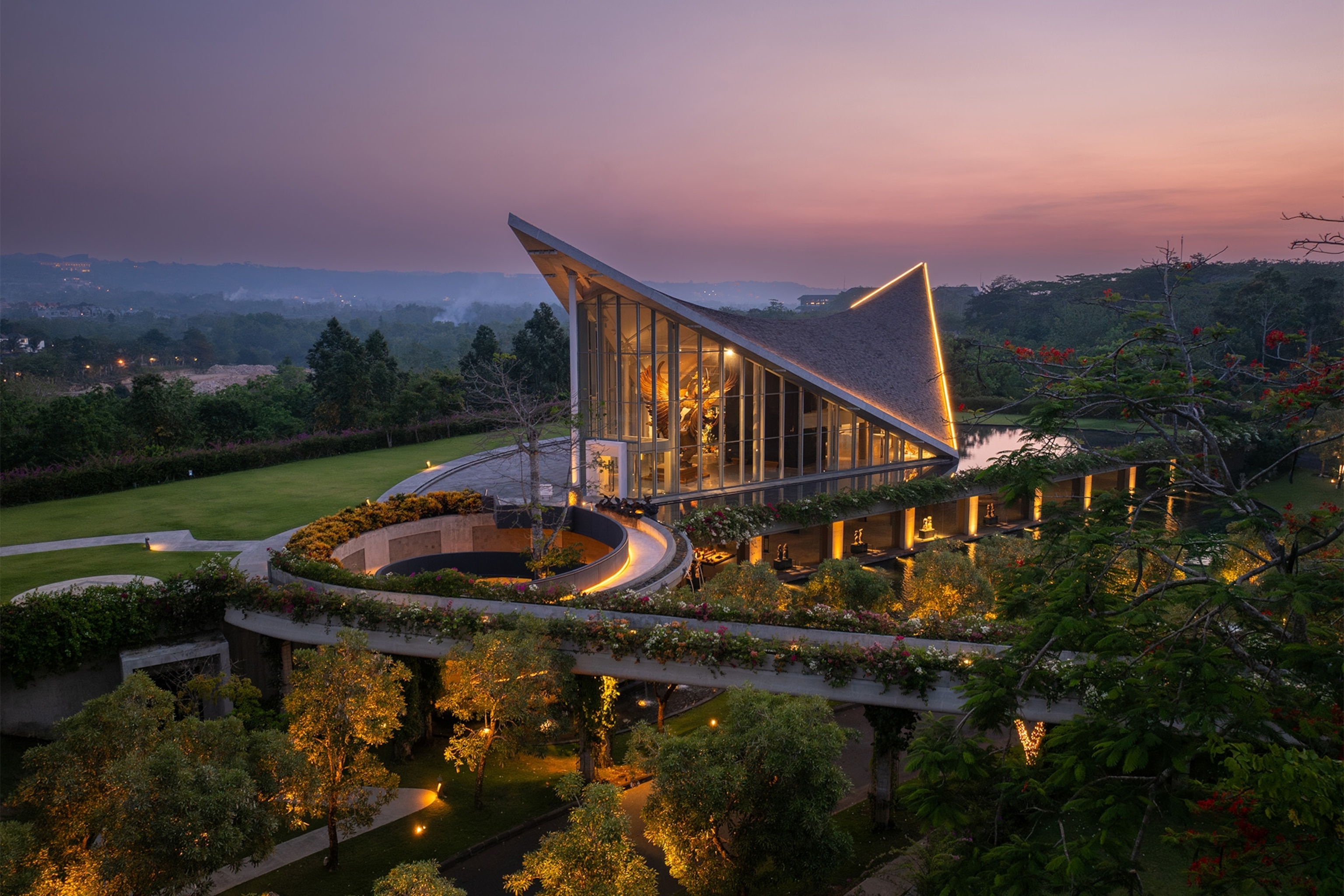 exterior view of museum