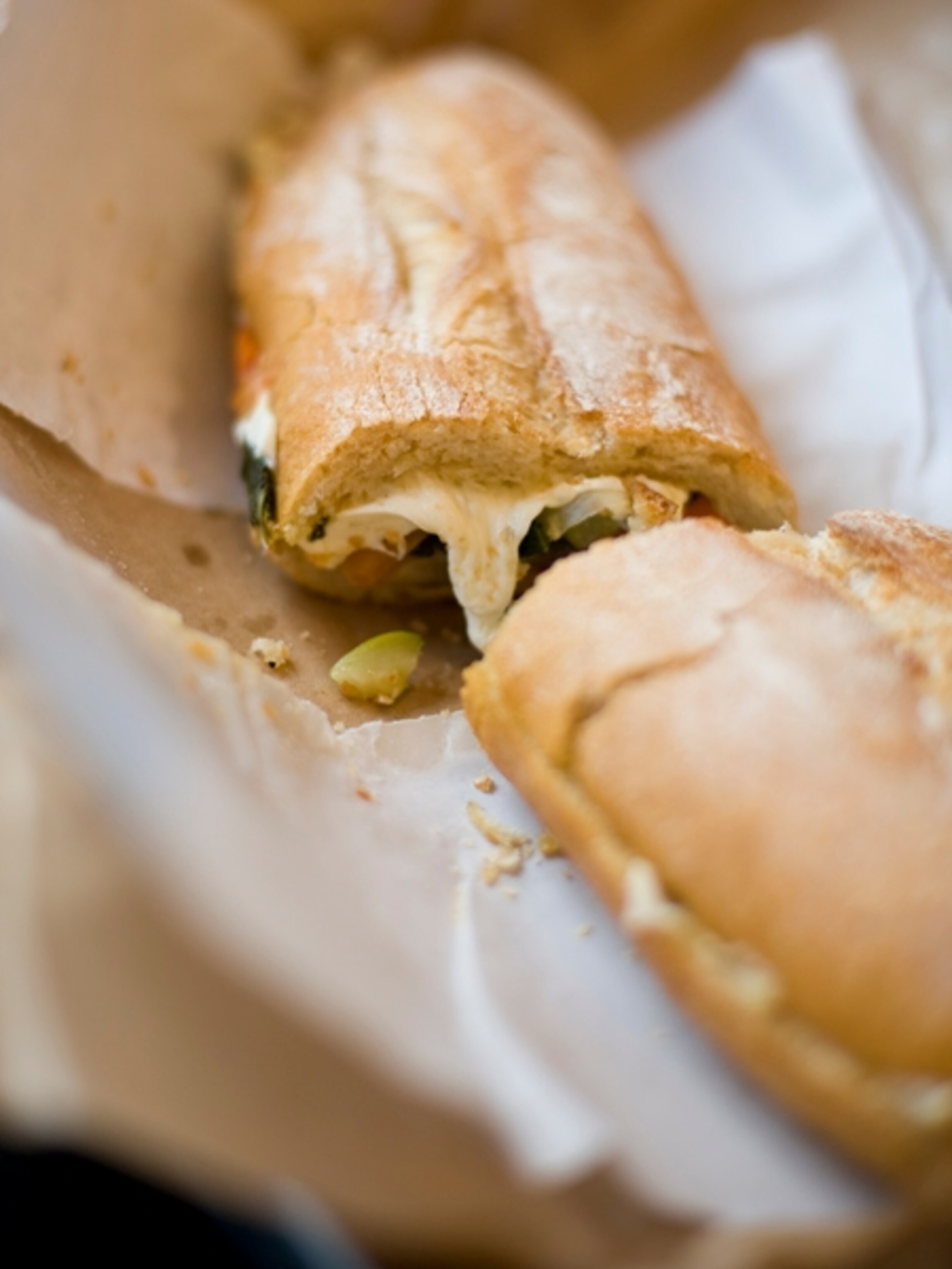 City Sandwich, Gary + Phil Sandwich - ham and turkey