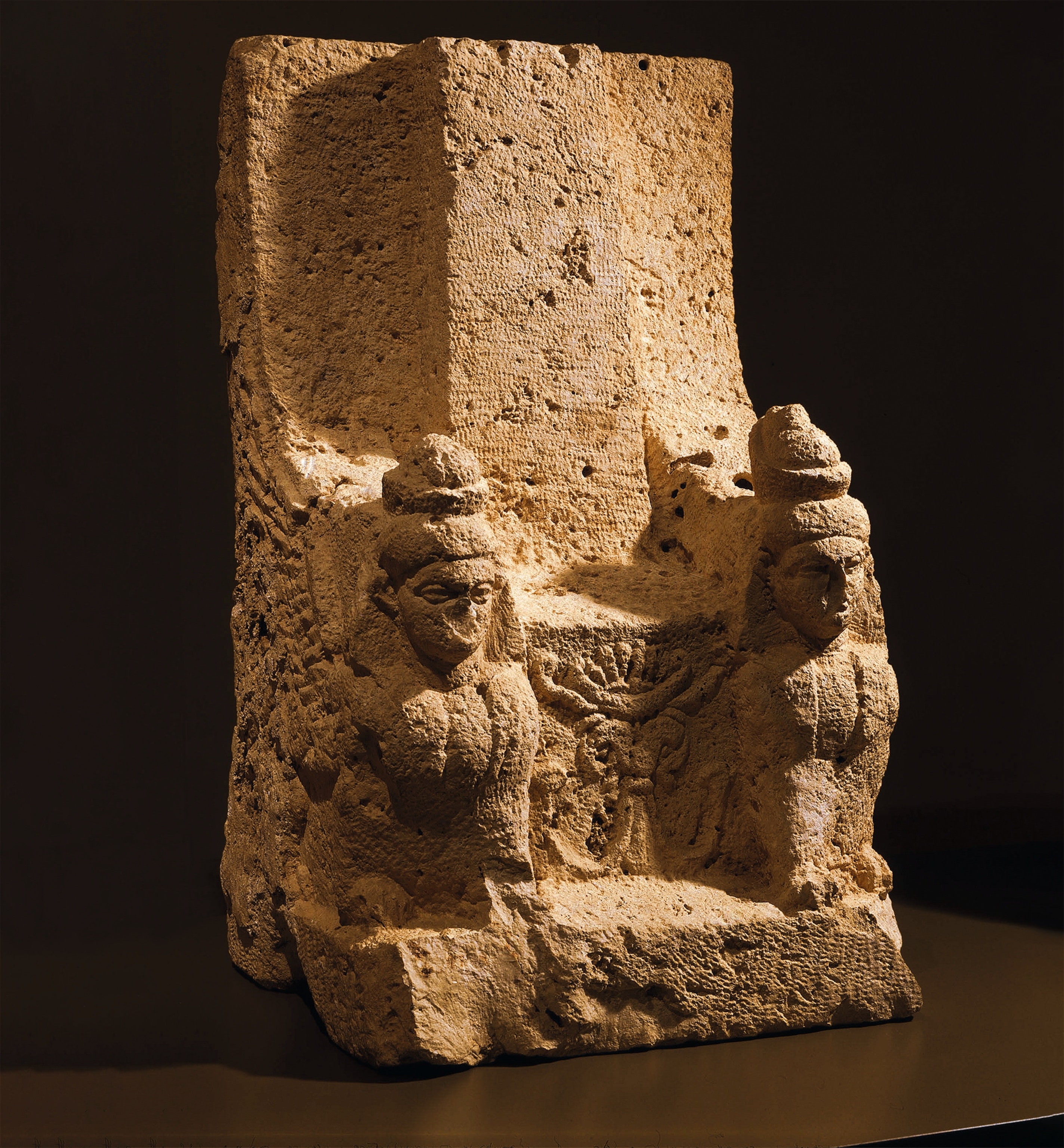 A throne of Astarte found near Tyre.