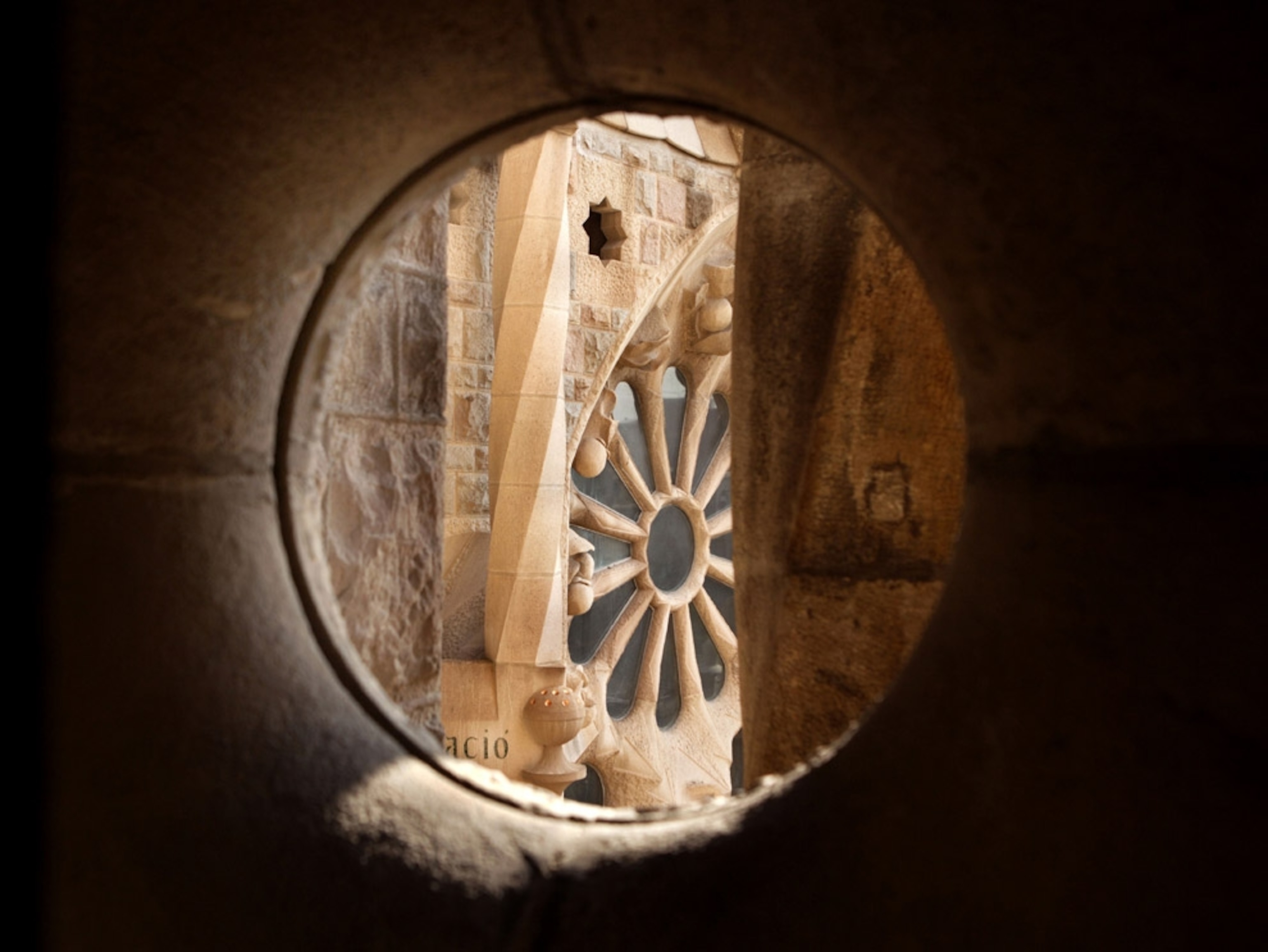 Rose window of the incomplete Glory Façade