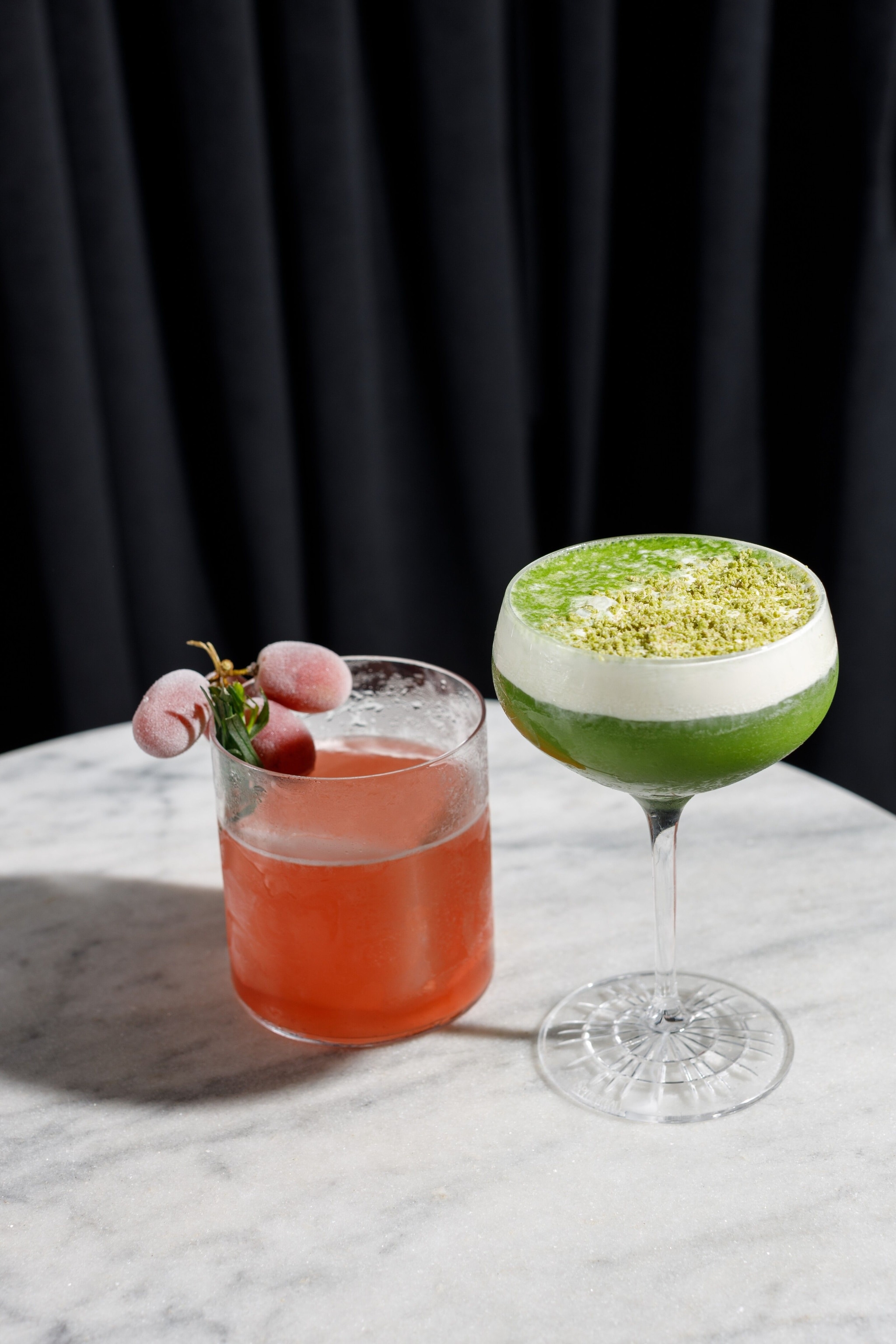 Cocktails with Italian and Japanese influences characterise the menu at Golden Gai, Soho, which boasts a covered terrace.