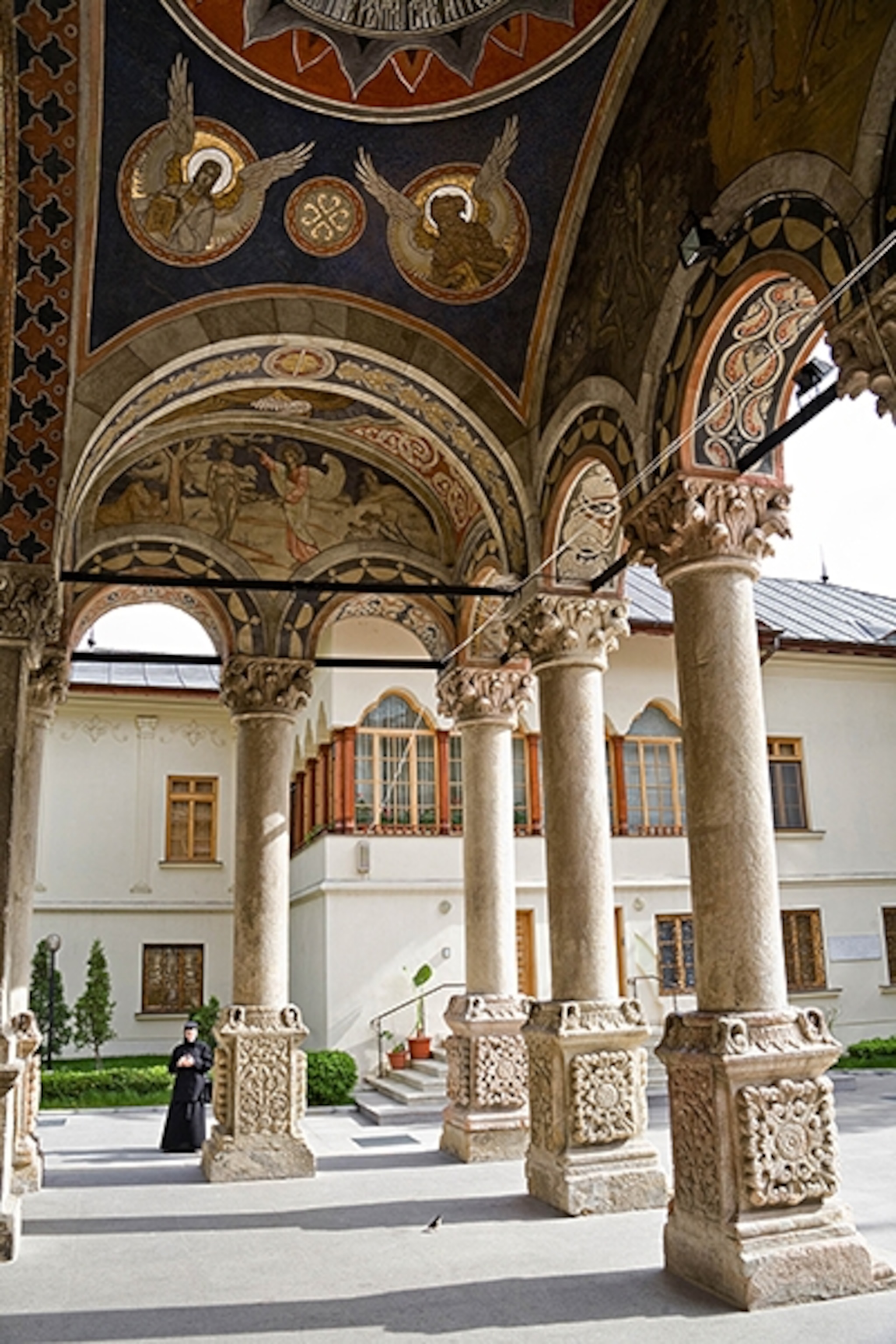 the exterior of Antim Monastery, Bucharest