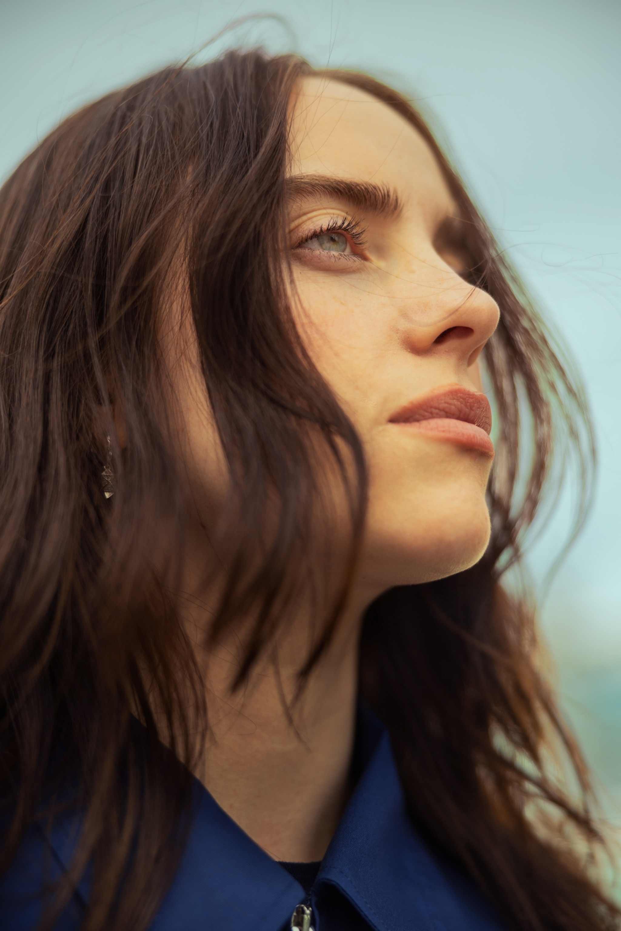 portrait of a woman with dark long hair