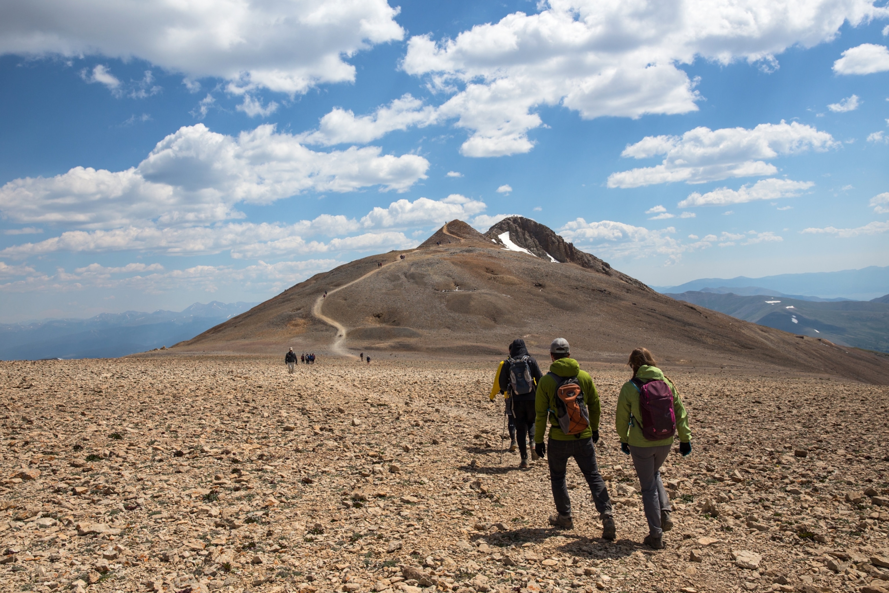 hikers in Mount Democrat, Colorado