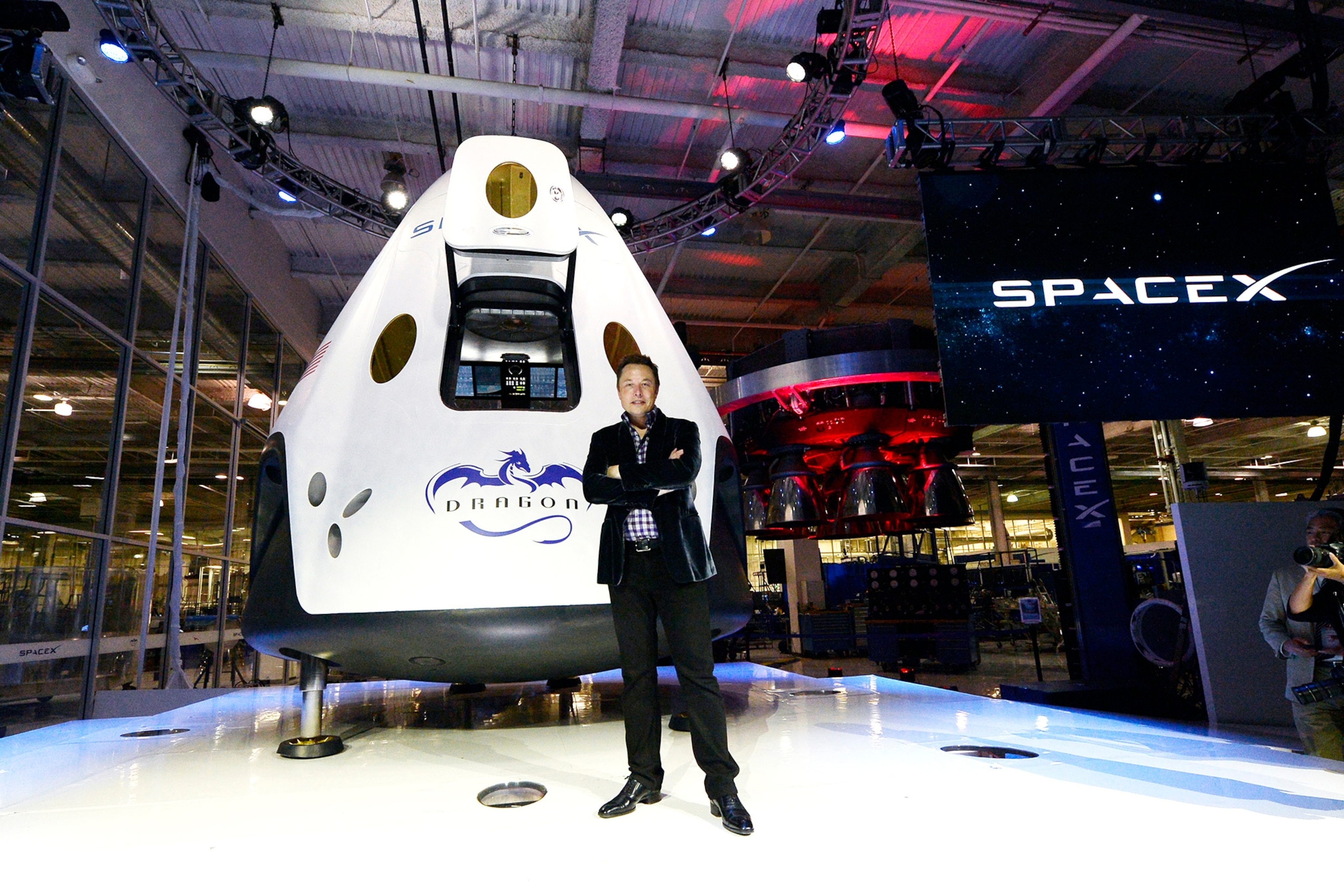 Elon Musk at Space X