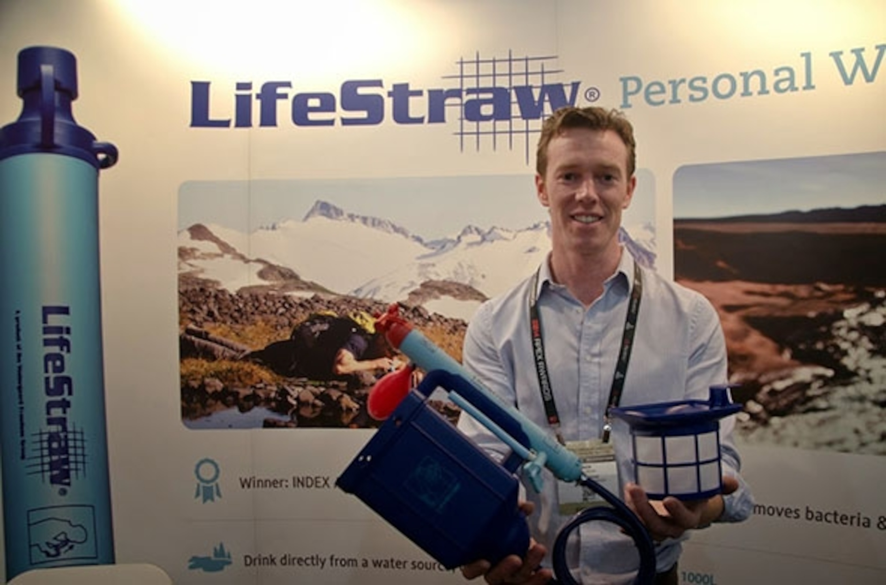 LifeStraw at Outdoor Retailer Summer 2014, Salt Lake City, Utah; Photograph by Cat Jaffe