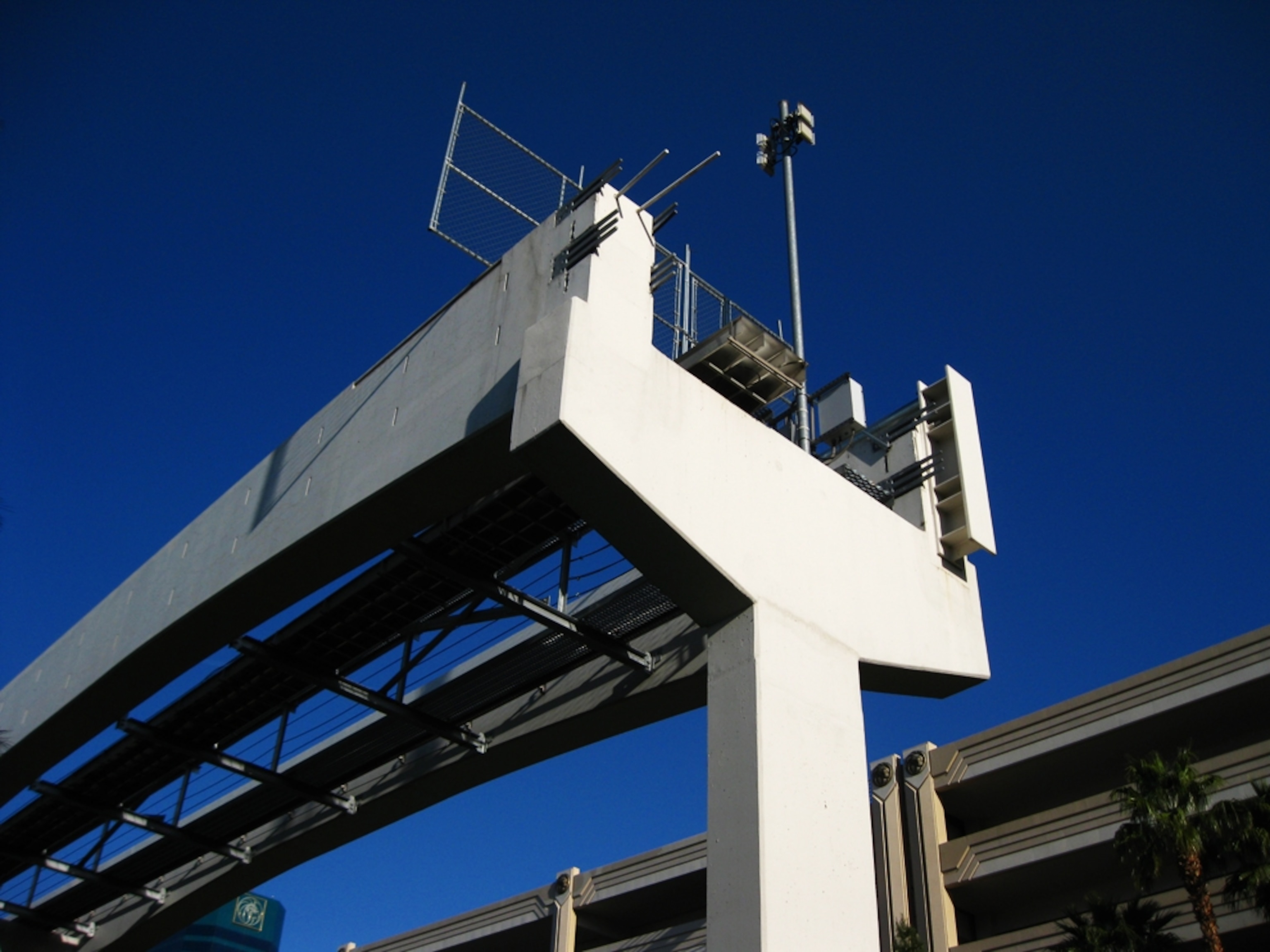 unfinished monorail track in Las Vegas