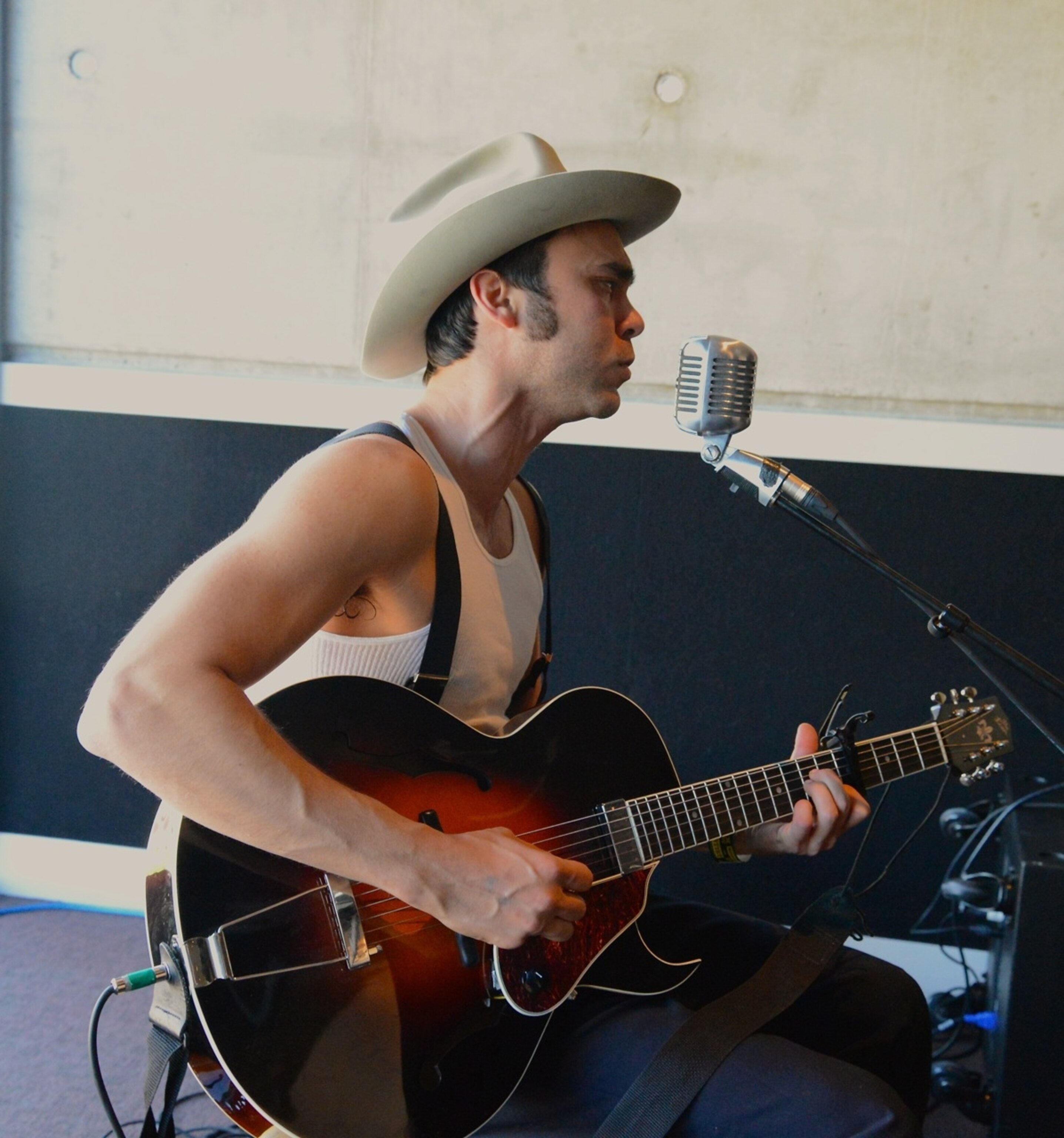 A cowboy sings in Austin, Texas, "Live Music Capital of America" (Photo by Andrew Evans, National Geographic Traveler).