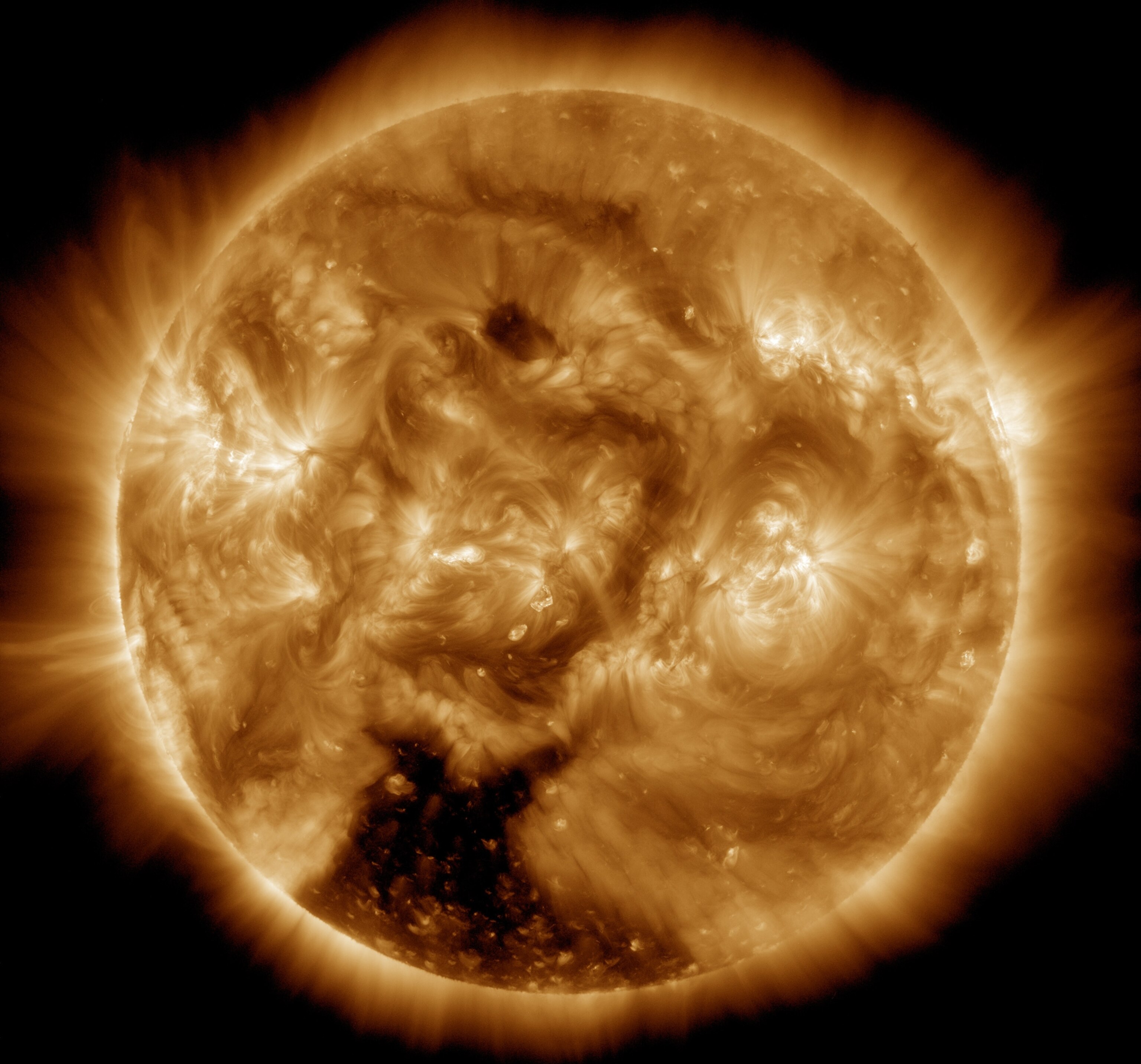 the outer atmosphere of the Sun called the corona