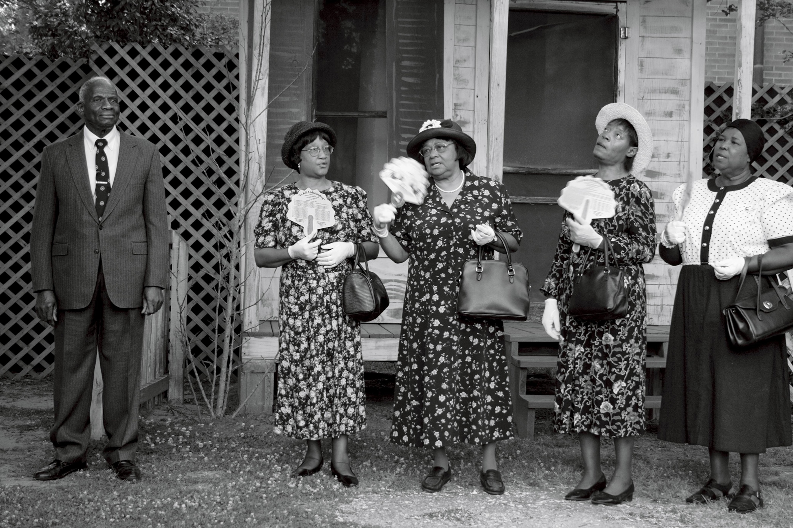 Actors prepare to tell Atticus Finch of an unjust rape accusation.