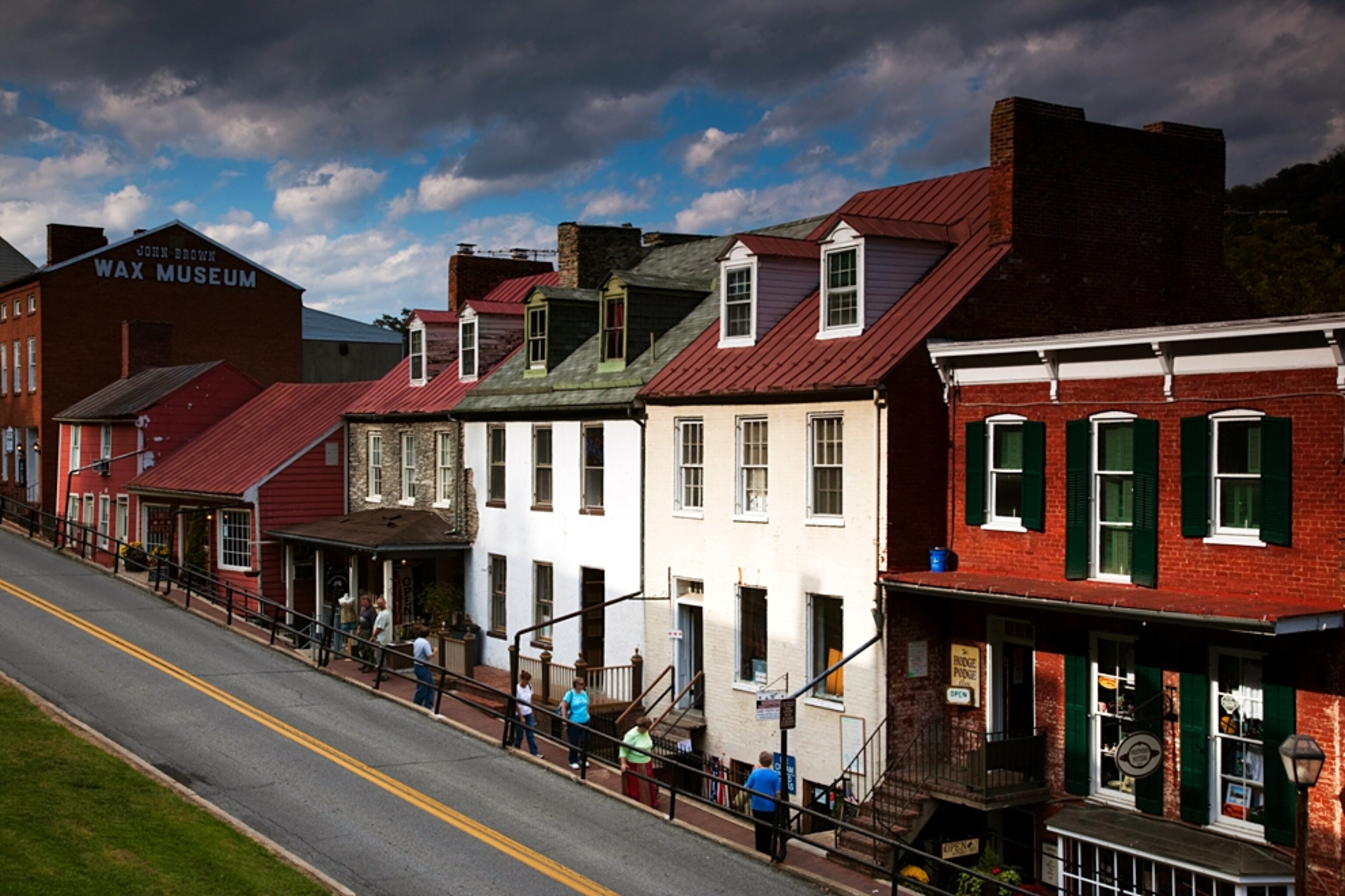 downtown Harpers Ferry, West Virginia