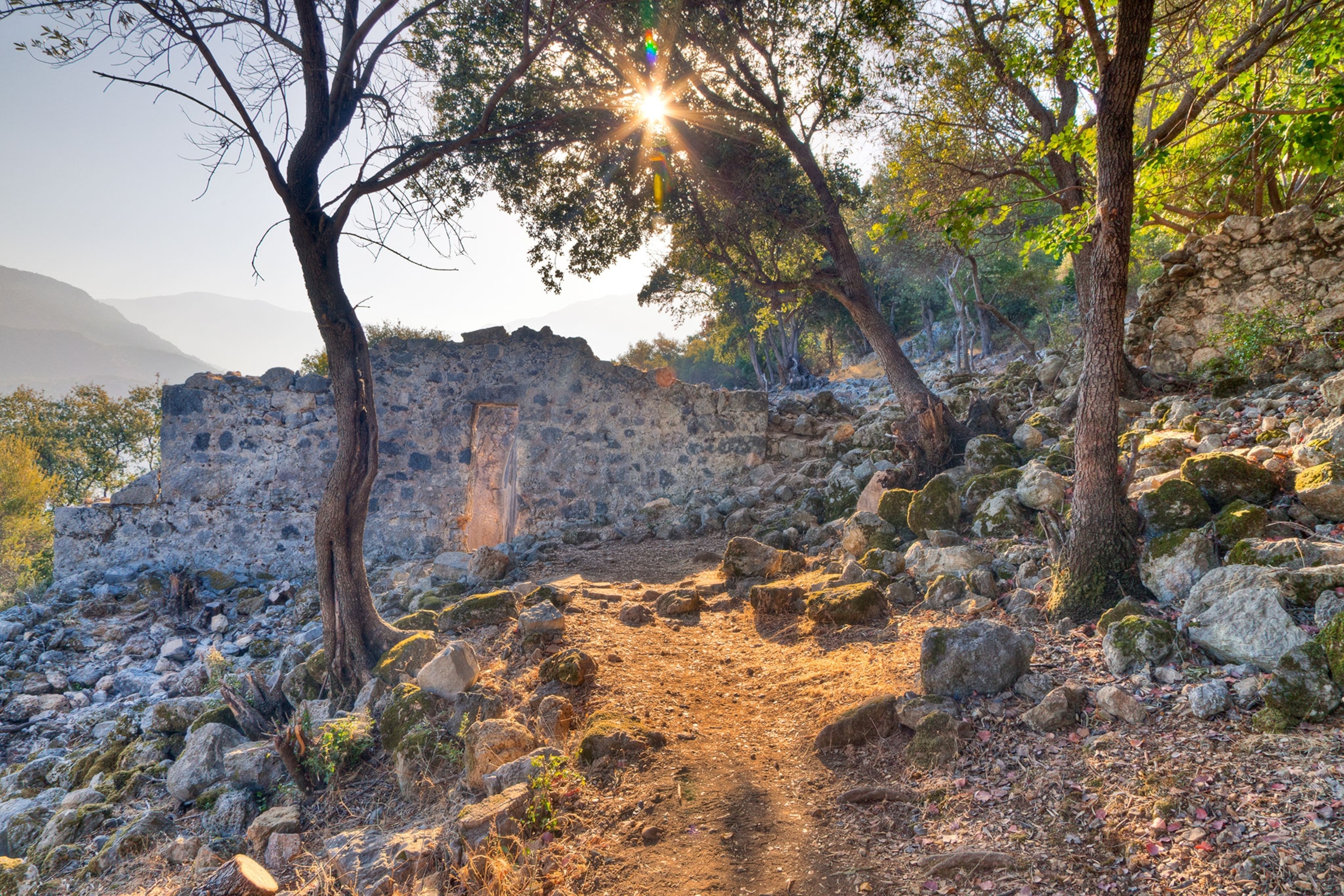 Byzantine cistern ruin of a 4th century monastic society.