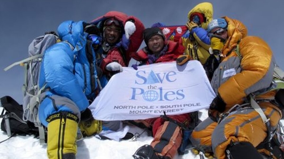 Explorer Eric Larsen Treks to Both Poles, Summits Everest in One Year