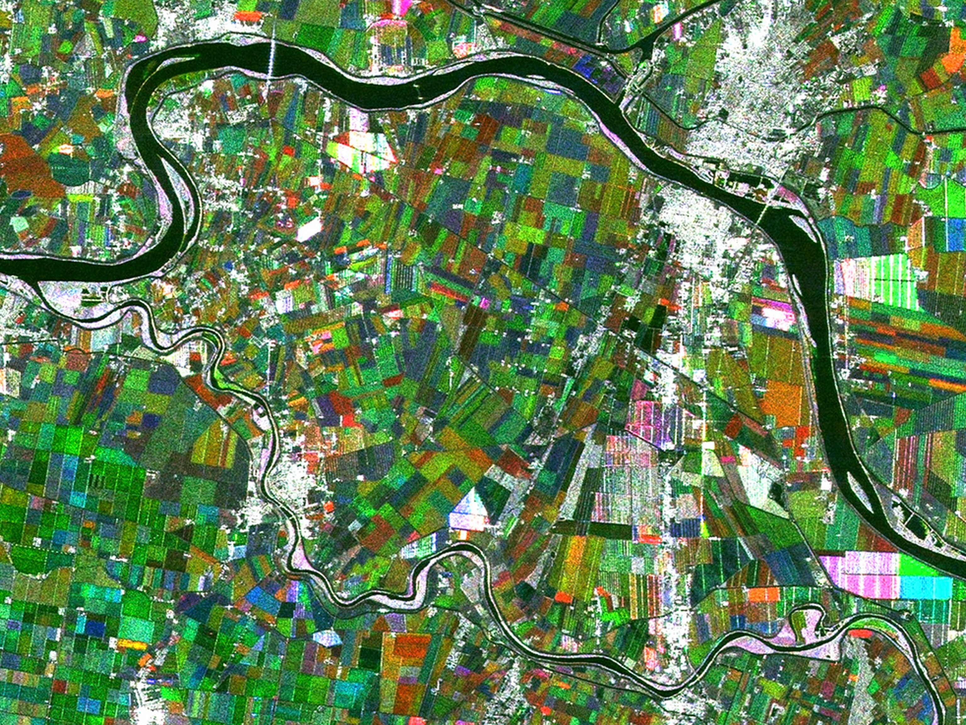 A Po River picture - the waterway that separates northern and southern Italy