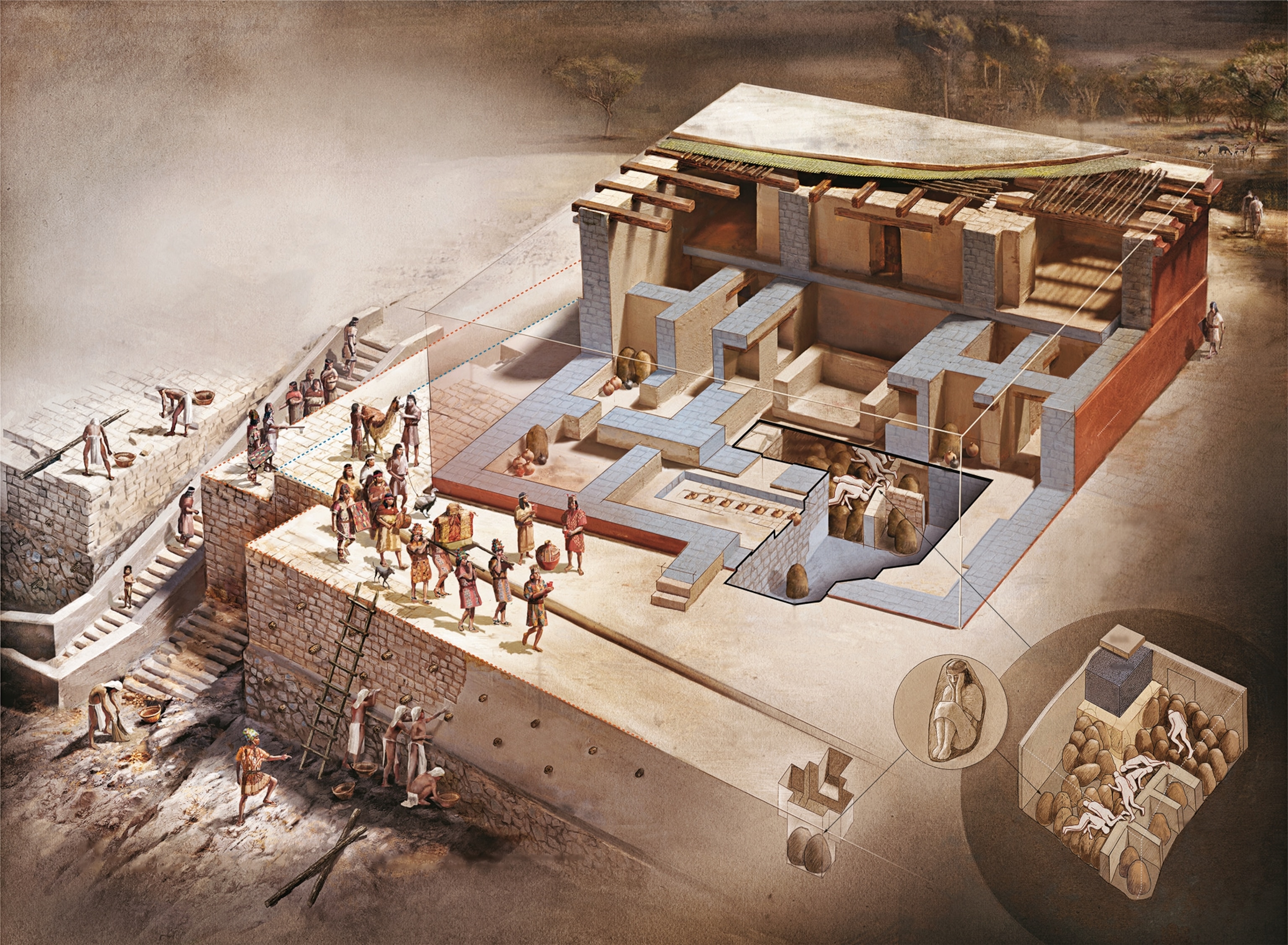 The mausoleum at El Castillo de Huarmey.