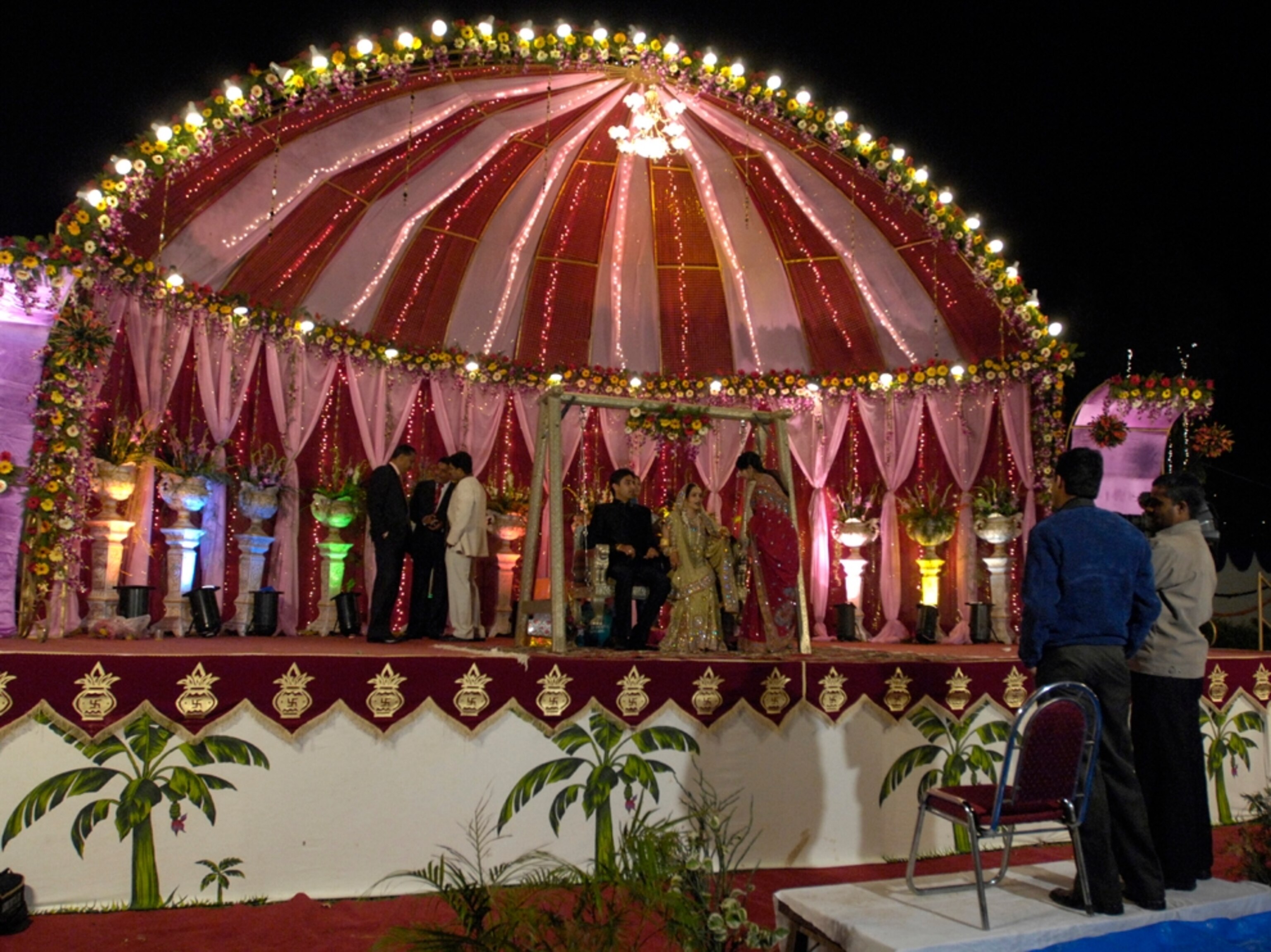 Wedding reception photos, India