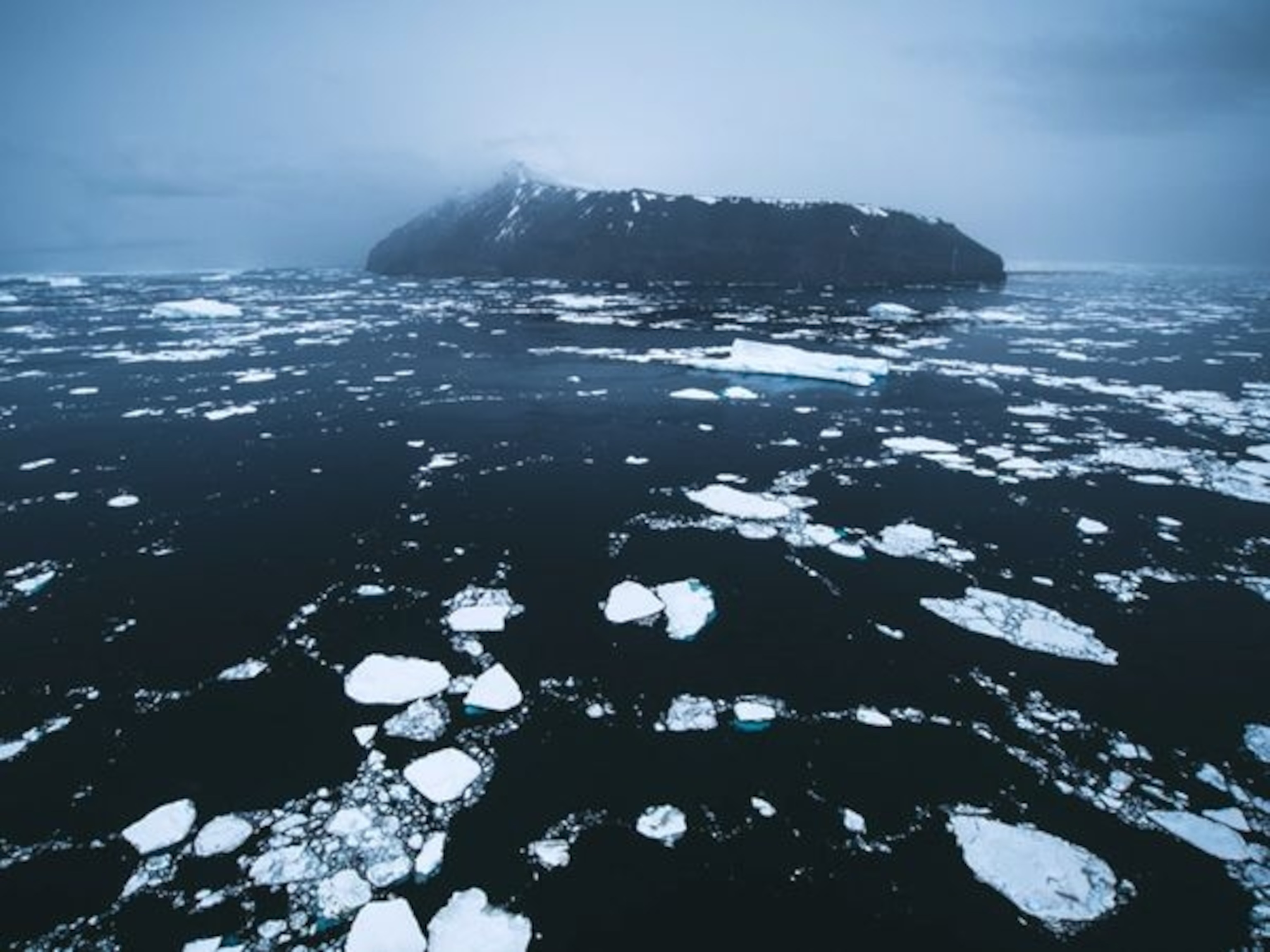 Cape Adare, a formidable place; Photograph by Kelvin Trautman