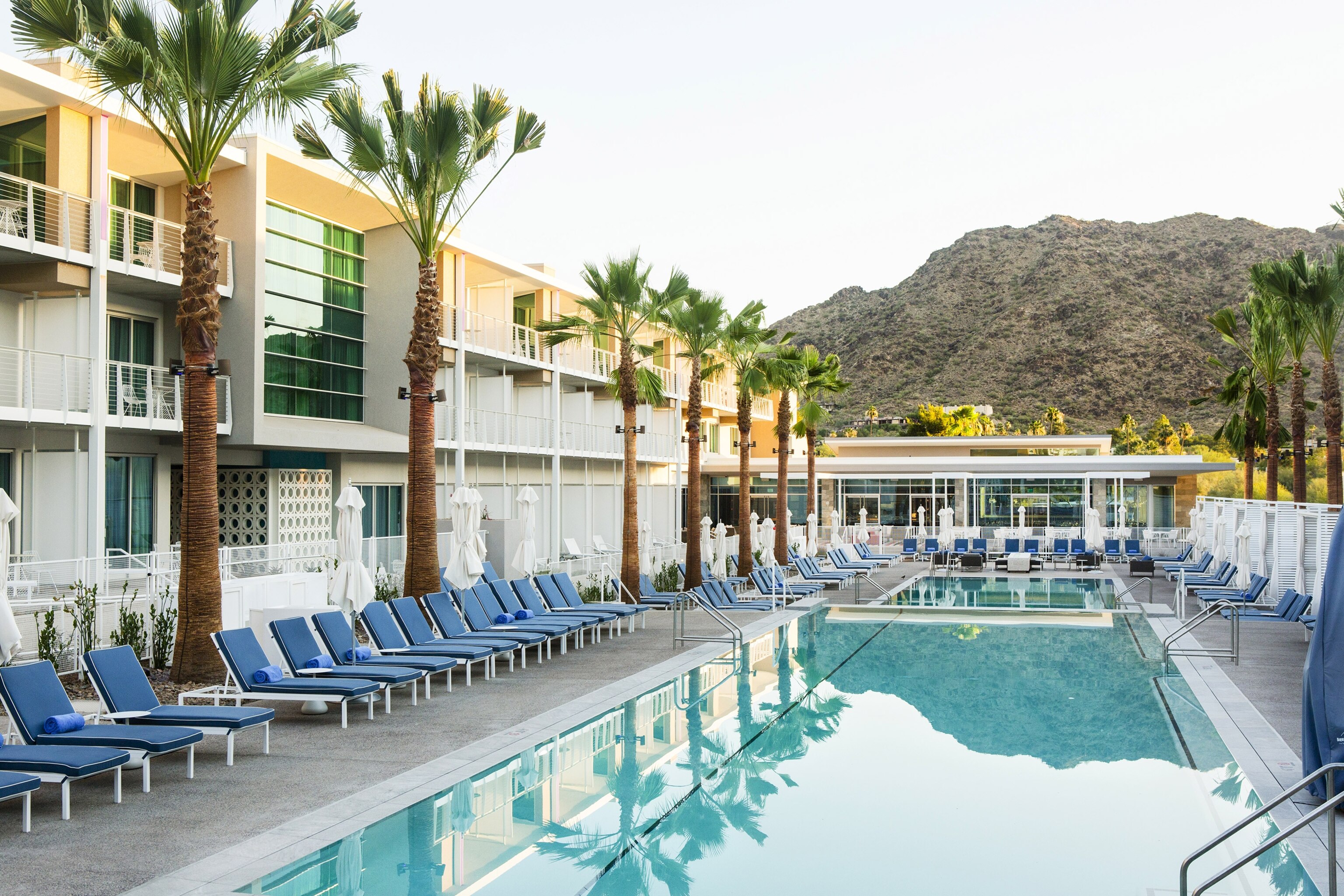 the pool at Mountain Shadows resort near Scottsdale, Arizona