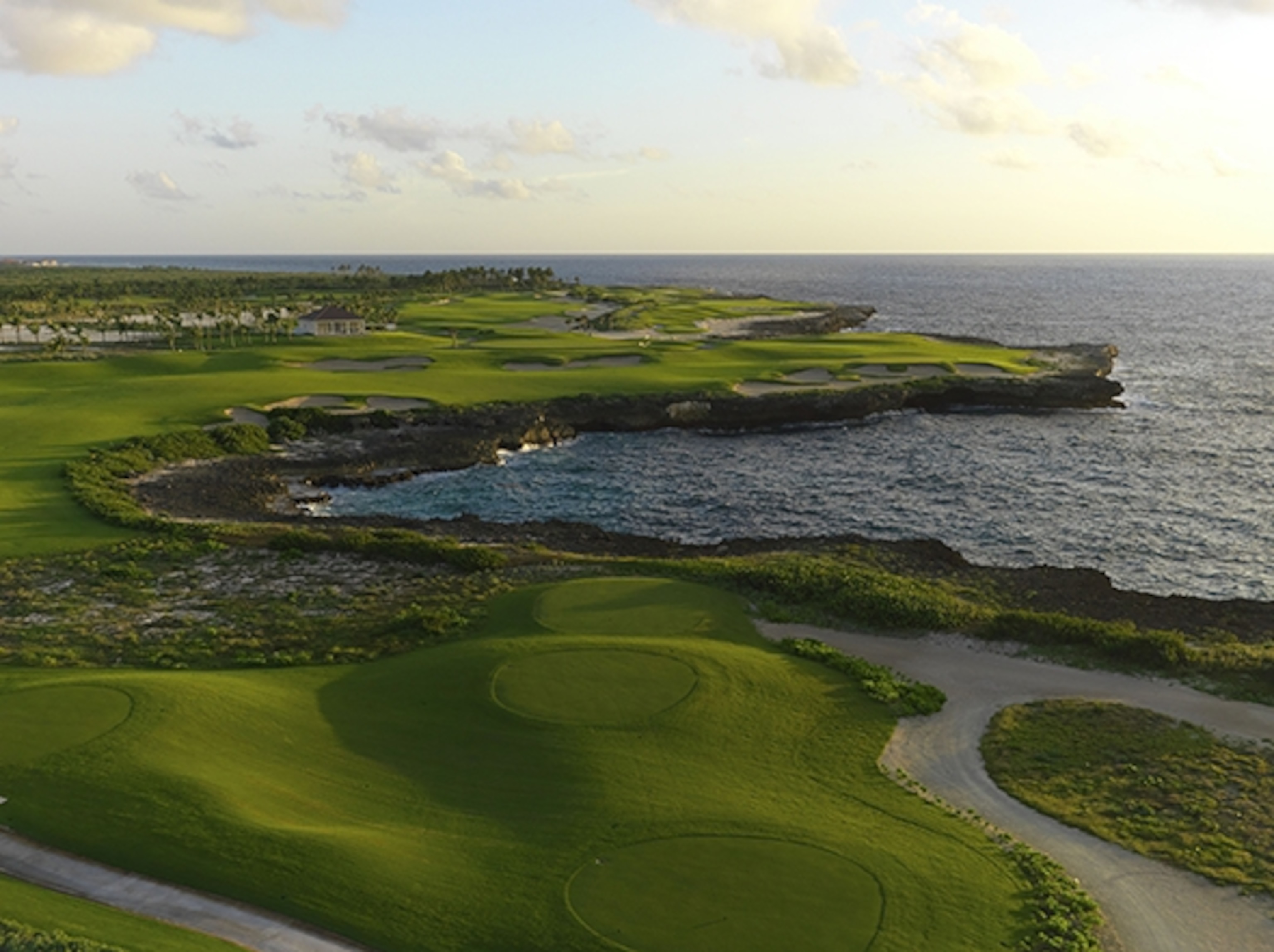 The 18th hole at the Corales Golf Course (Photograph courtesy Puntacana Resort & Club)