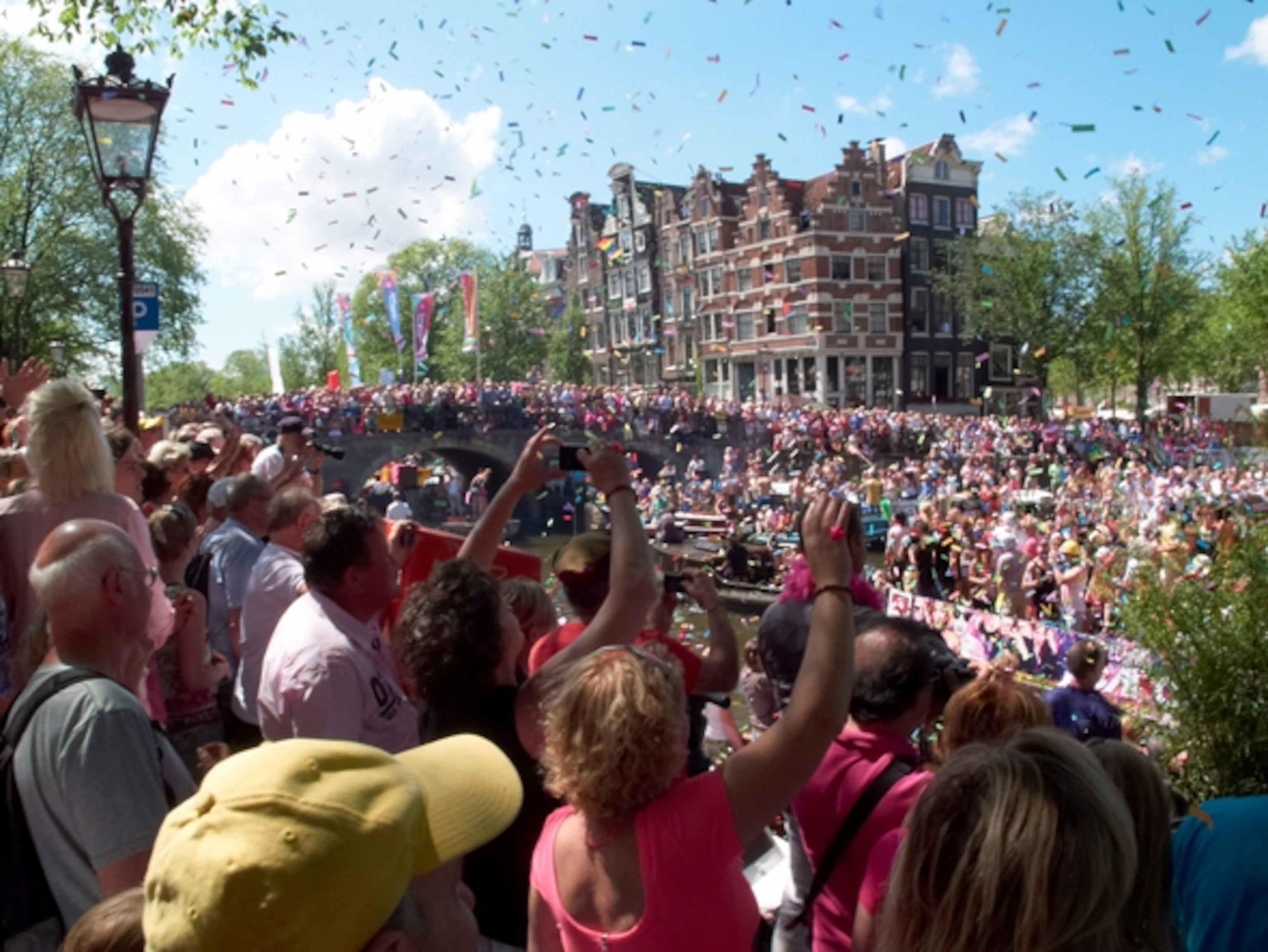 A glimpse of Amsterdam's weeklong gay pride celebration (Photograph by Emilio Brizzi)